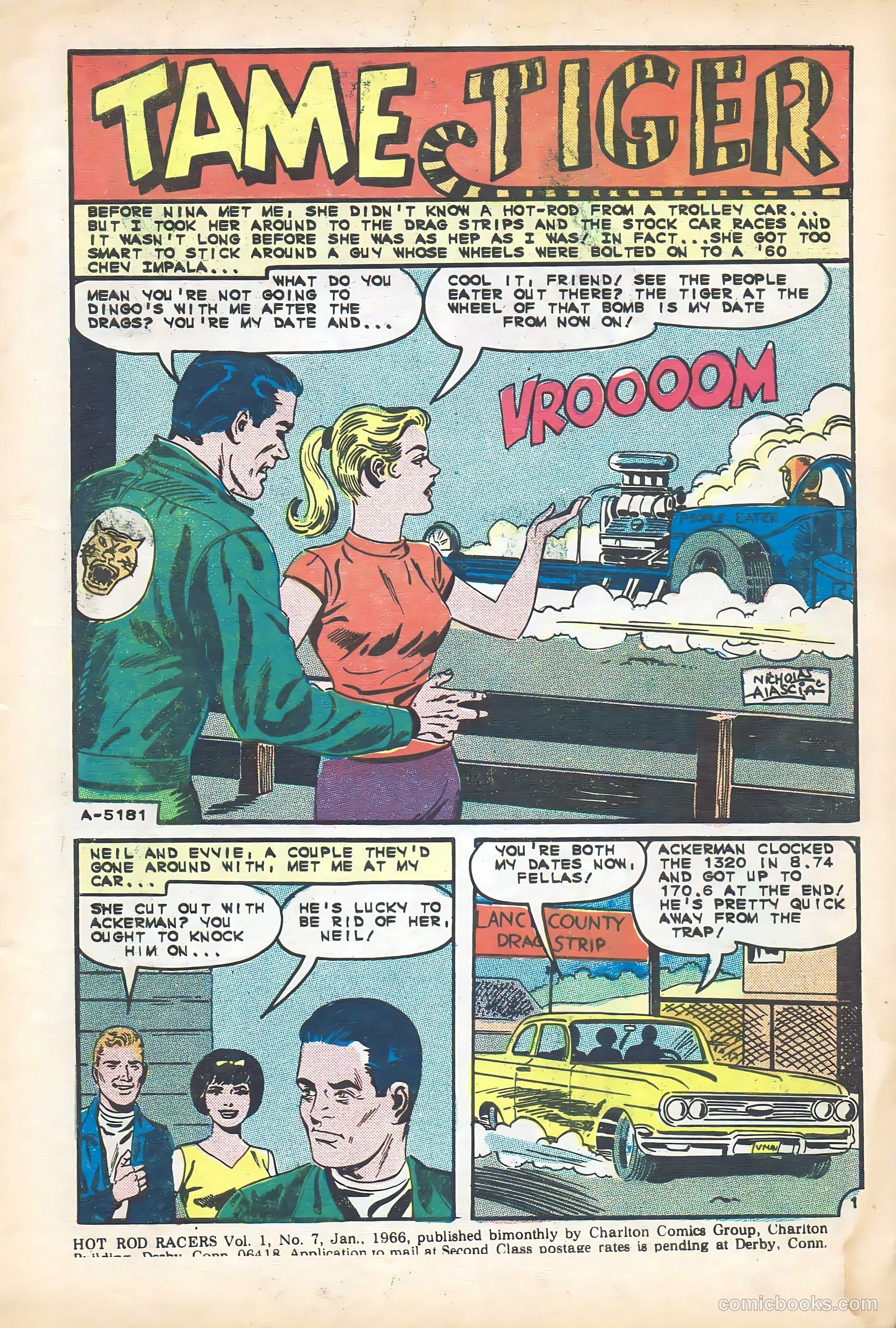 Hot Rod Racers #7 (1966) — page 3 of 36