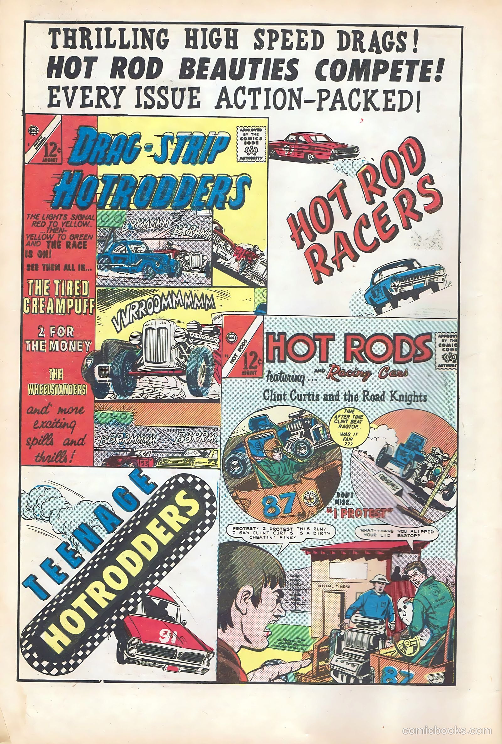 Hot Rod Racers #7 (1966) — page 8 of 36