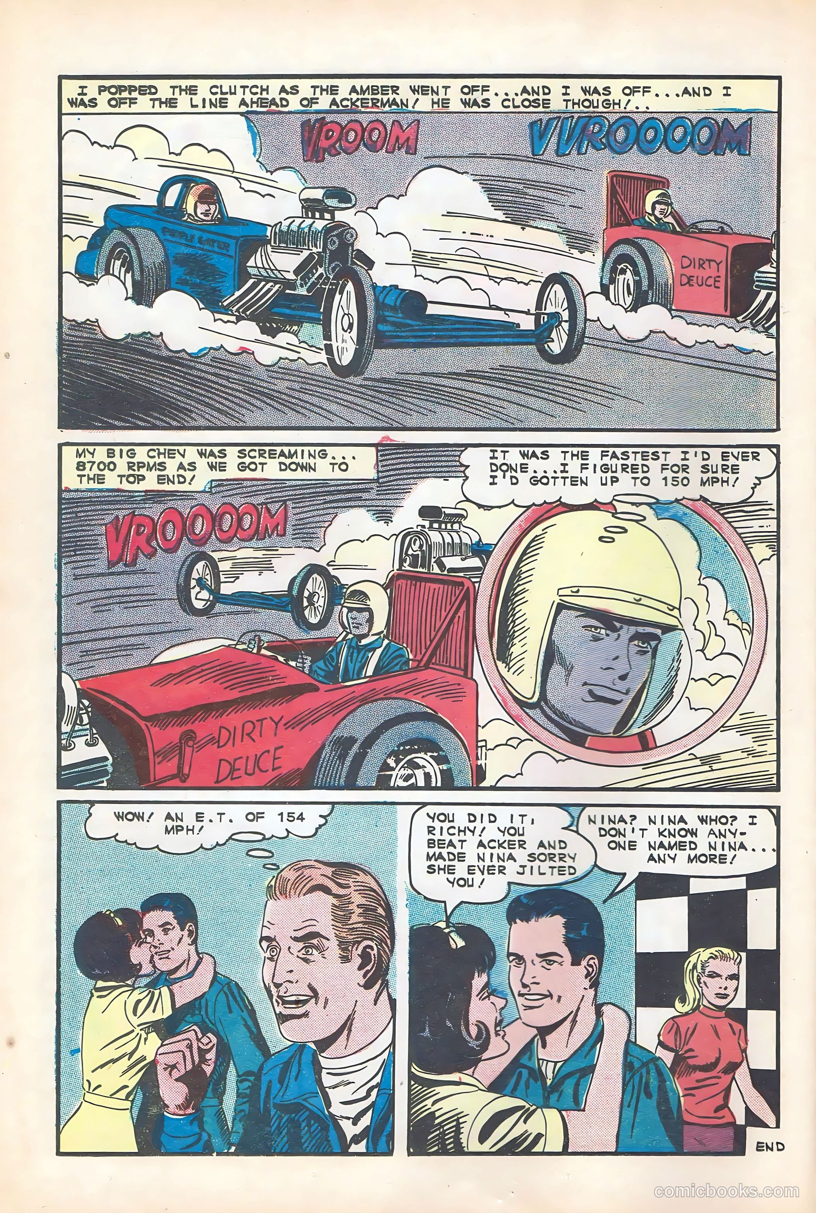 Hot Rod Racers #7 (1966) — page 12 of 36