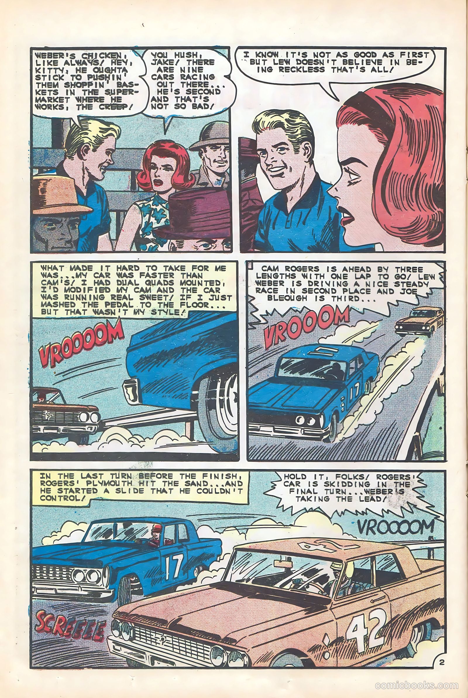 Hot Rod Racers #7 (1966) — page 16 of 36