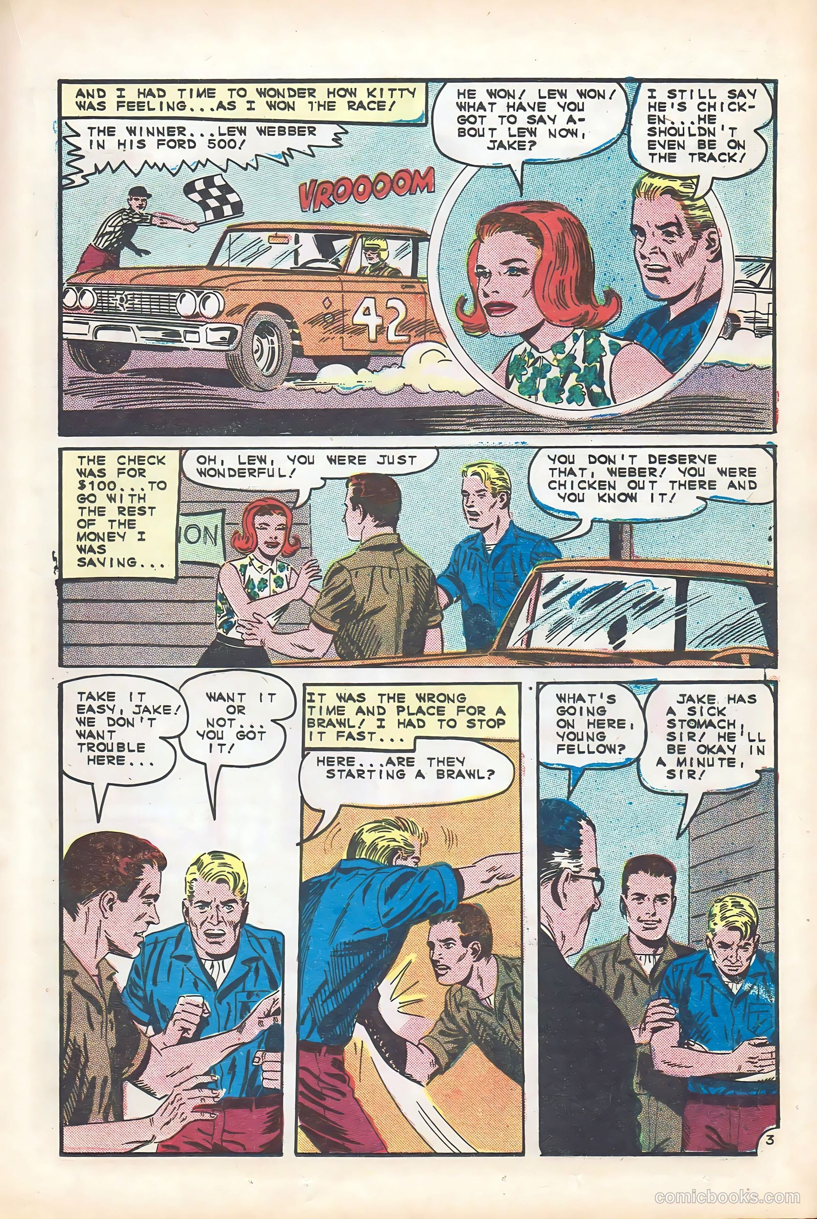 Hot Rod Racers #7 (1966) — page 17 of 36