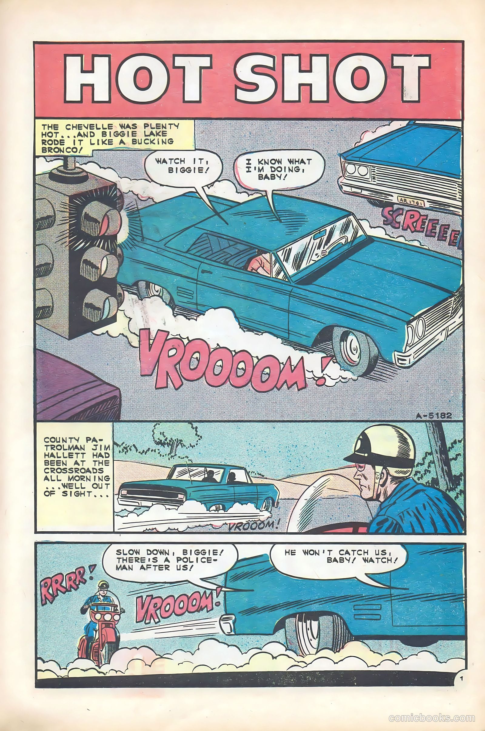 Hot Rod Racers #7 (1966) — page 25 of 36