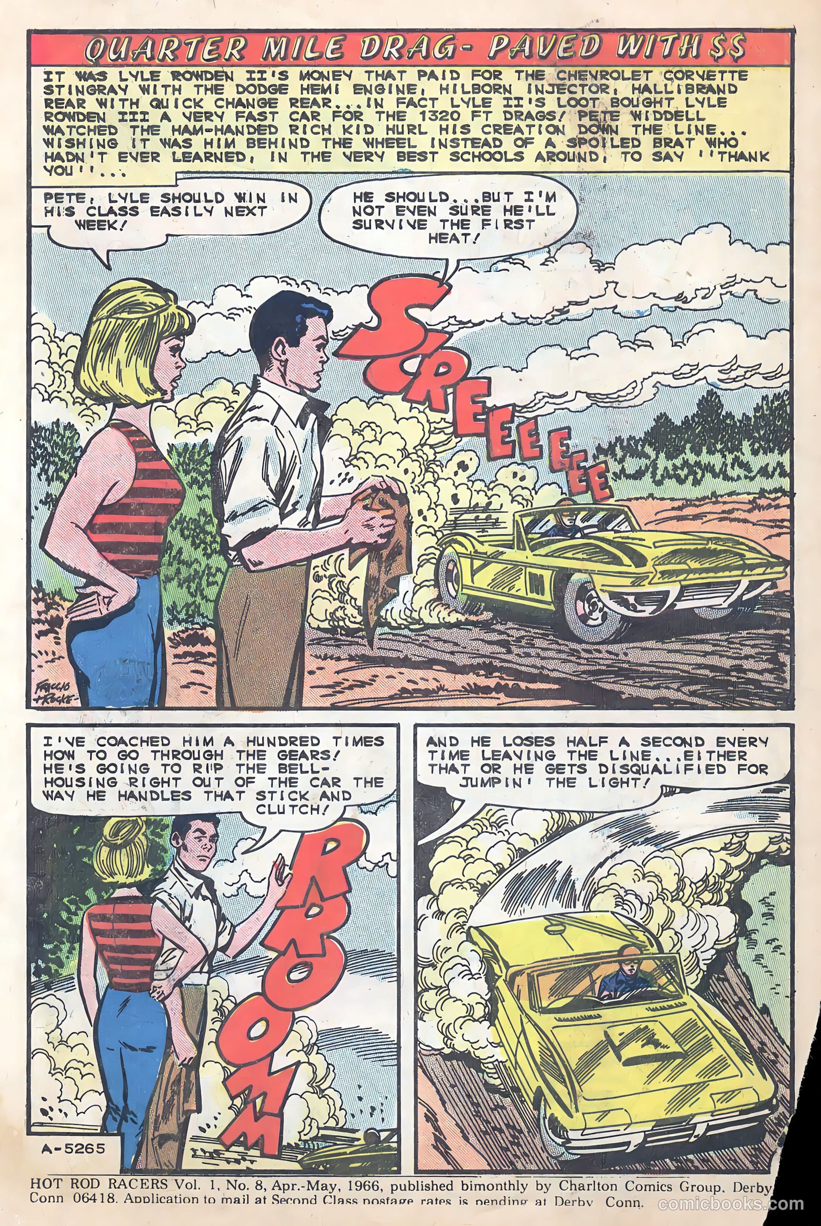 Hot Rod Racers #8 (1966) — page 3 of 36
