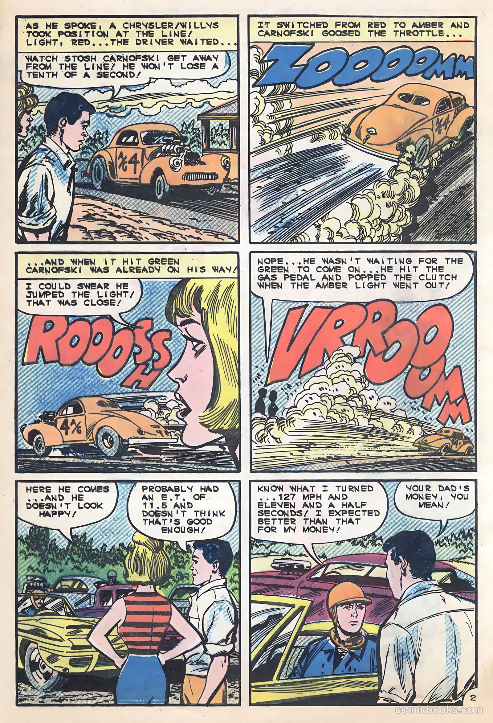Hot Rod Racers #8 (1966) — page 4 of 36