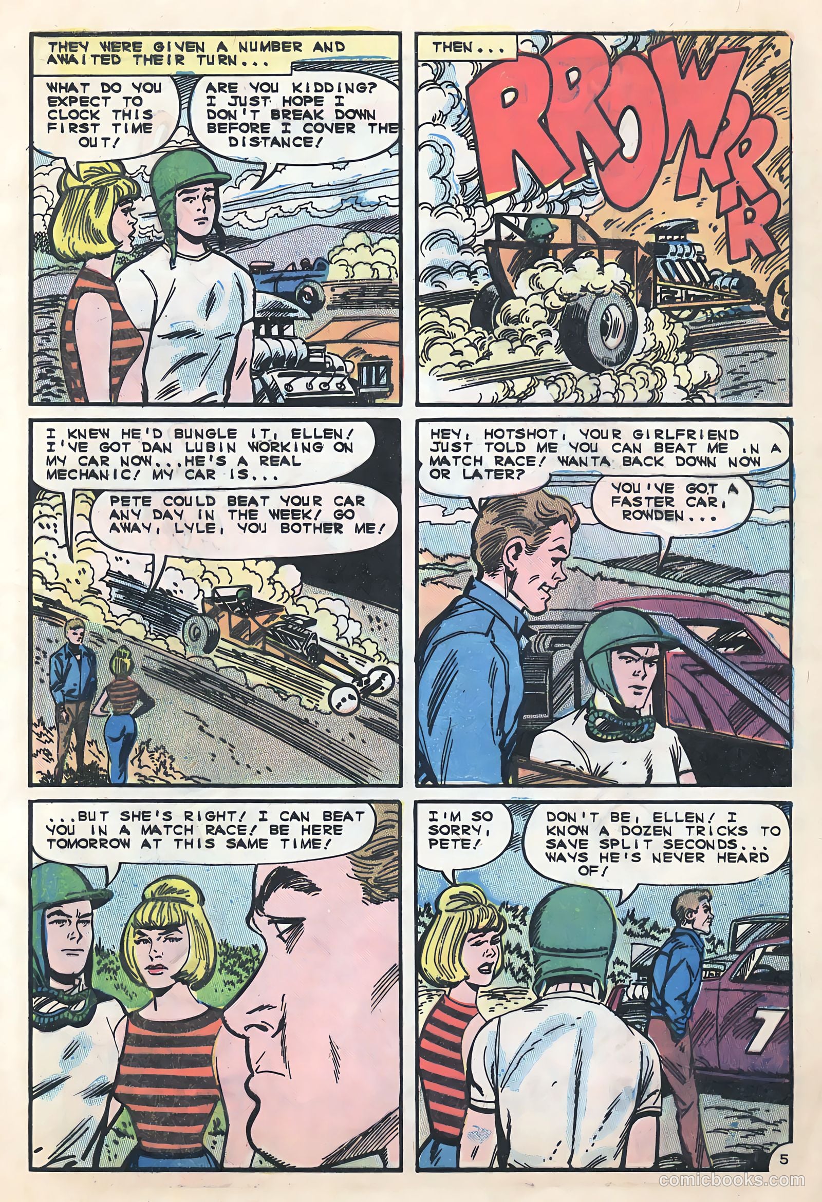 Hot Rod Racers #8 (1966) — page 9 of 36