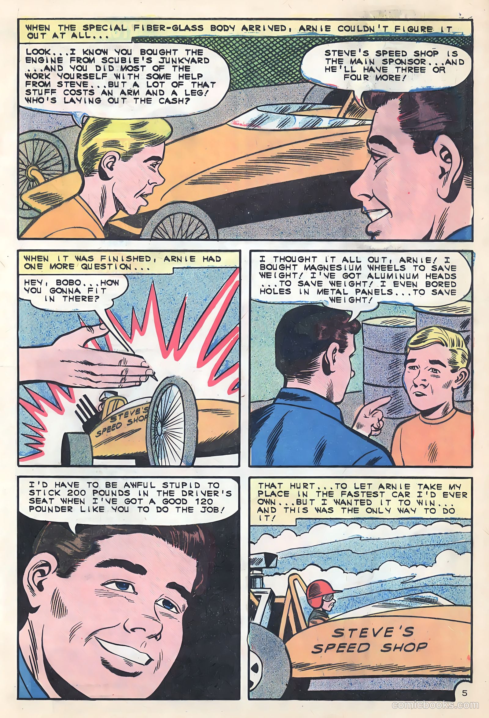 Hot Rod Racers #8 (1966) — page 25 of 36