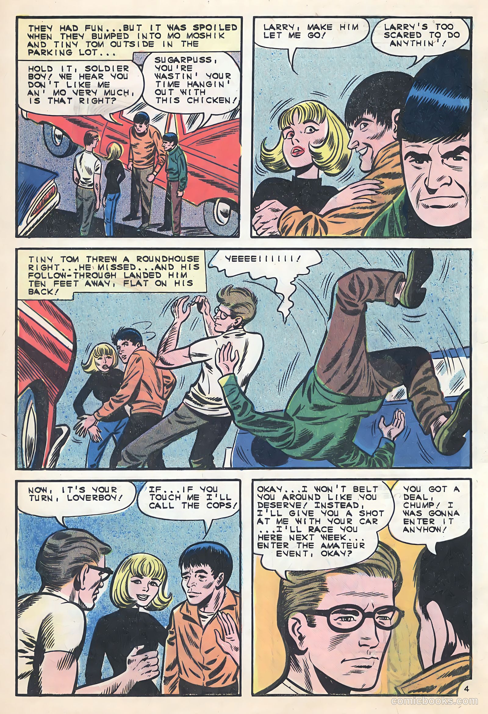 Hot Rod Racers #8 (1966) — page 32 of 36