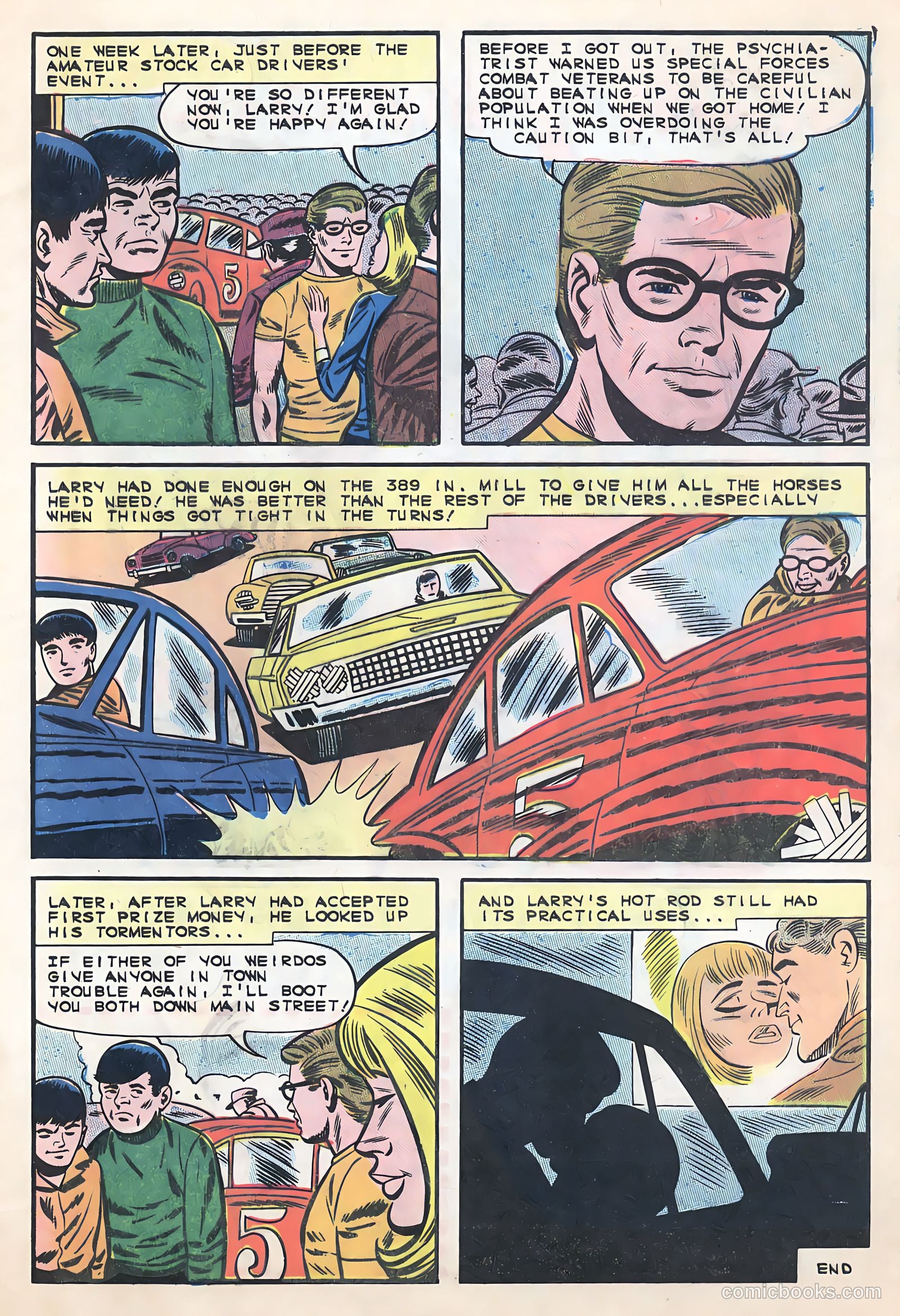 Hot Rod Racers #8 (1966) — page 33 of 36