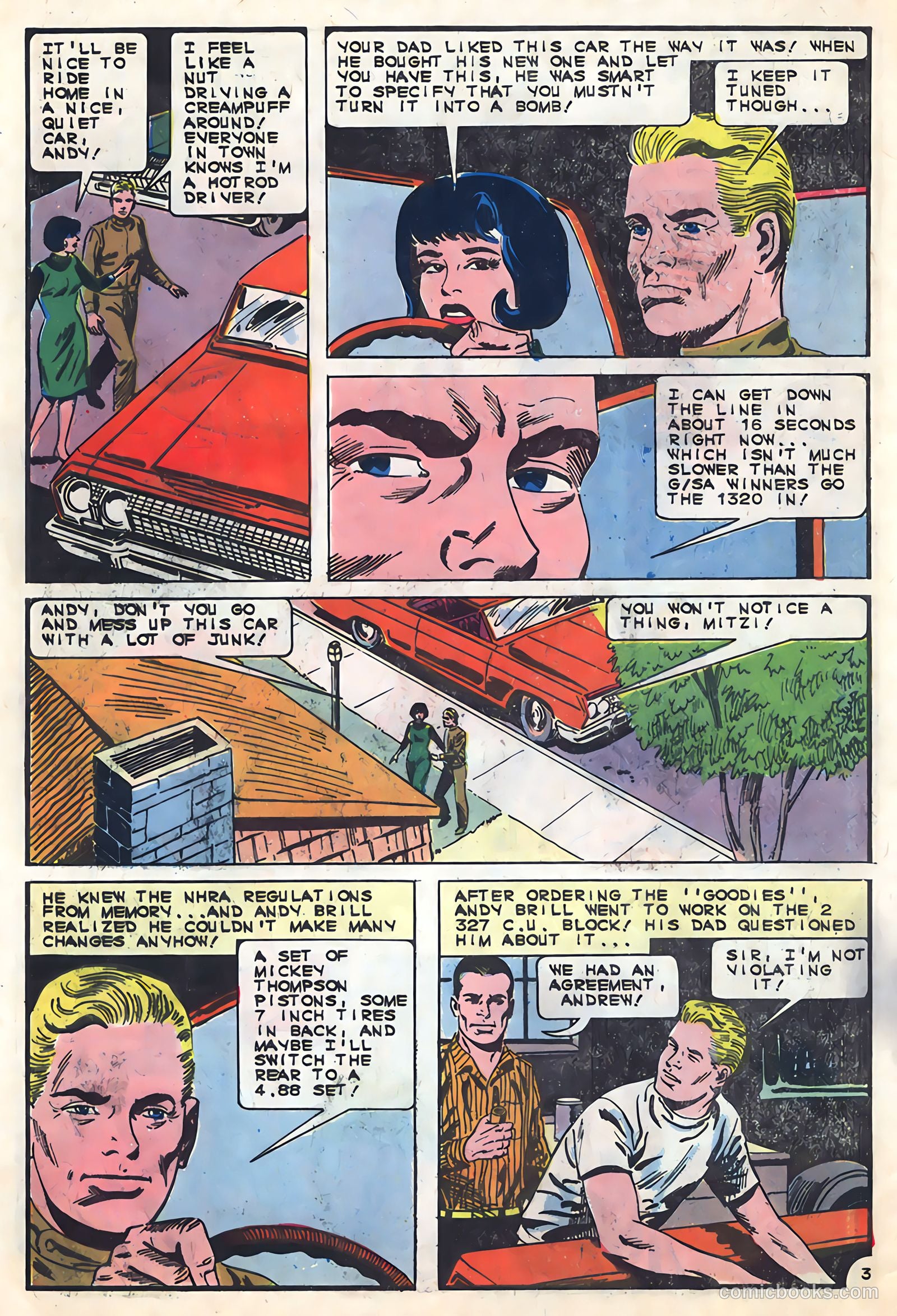 Hot Rod Racers #9 (1966) — page 6 of 35