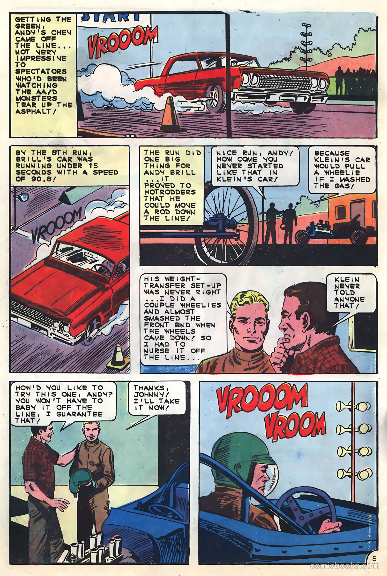 Hot Rod Racers #9 (1966) — page 8 of 35