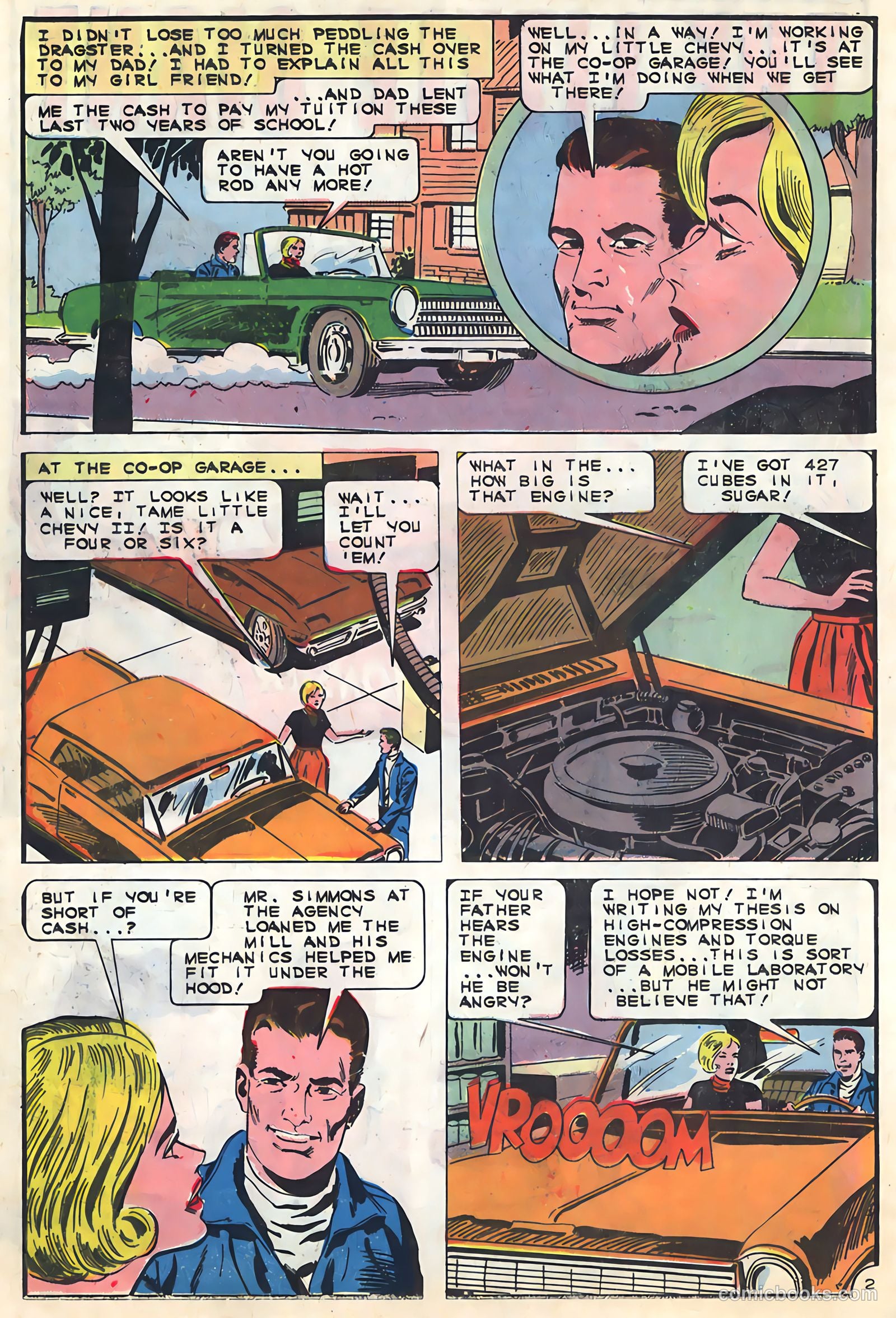 Hot Rod Racers #9 (1966) — page 14 of 35