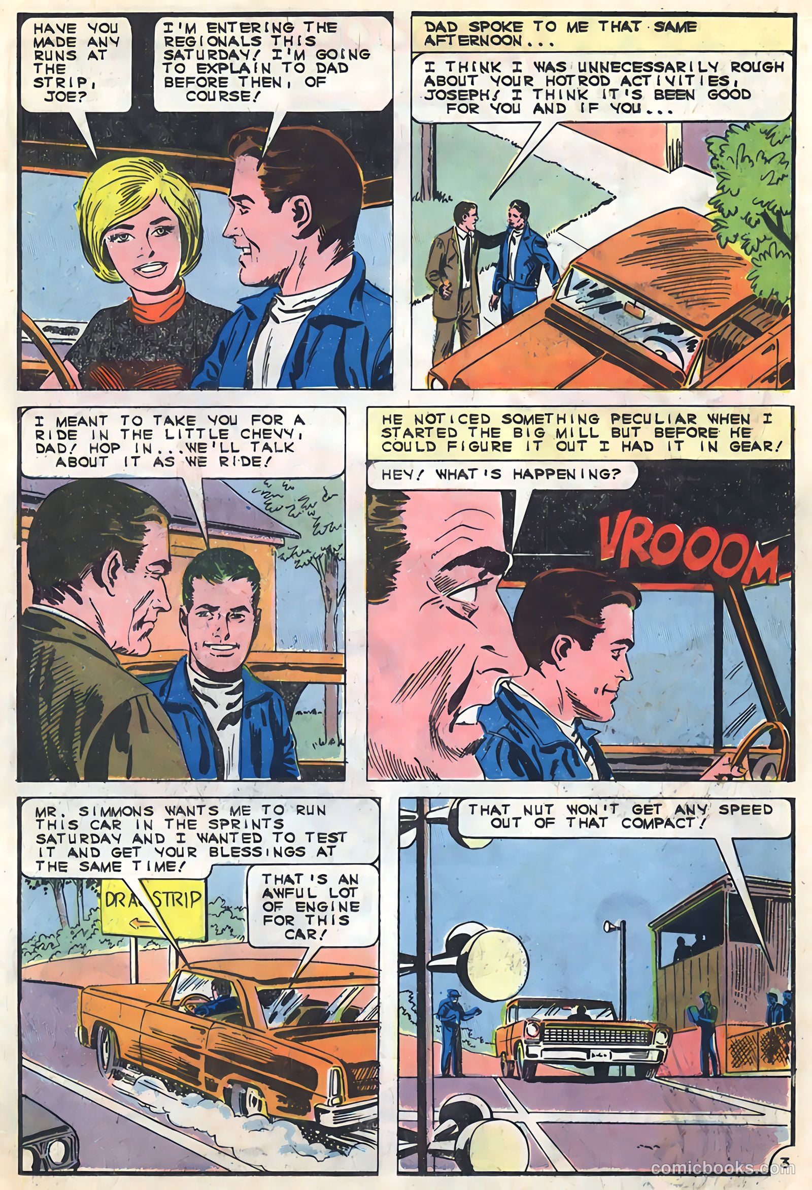 Hot Rod Racers #9 (1966) — page 15 of 35