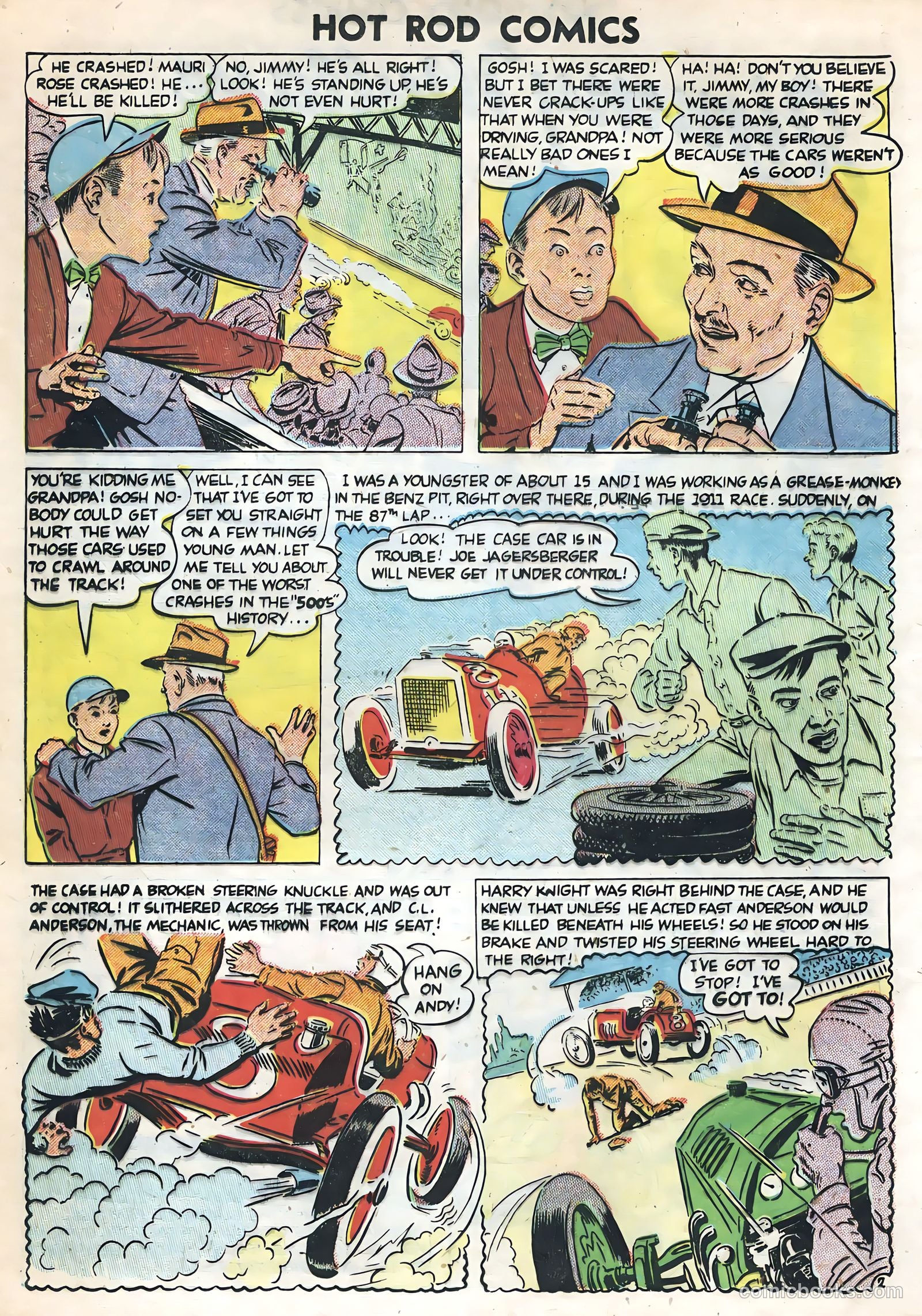 Hot Rods and Racing Cars #1 (1951) — page 12 of 36