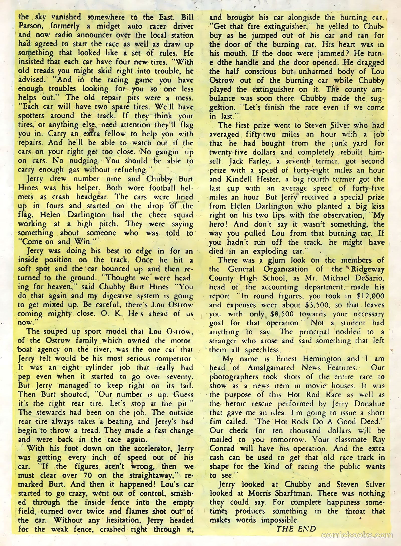 Hot Rods and Racing Cars #1 (1951) — page 19 of 36