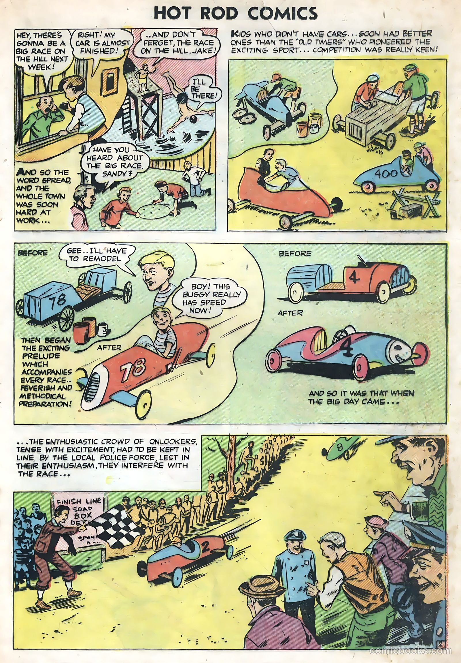 Hot Rods and Racing Cars #1 (1951) — page 21 of 36