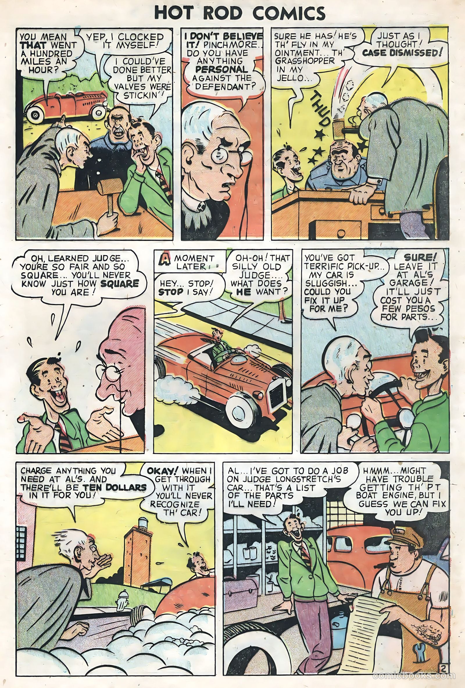 Hot Rods and Racing Cars #1 (1951) — page 25 of 36