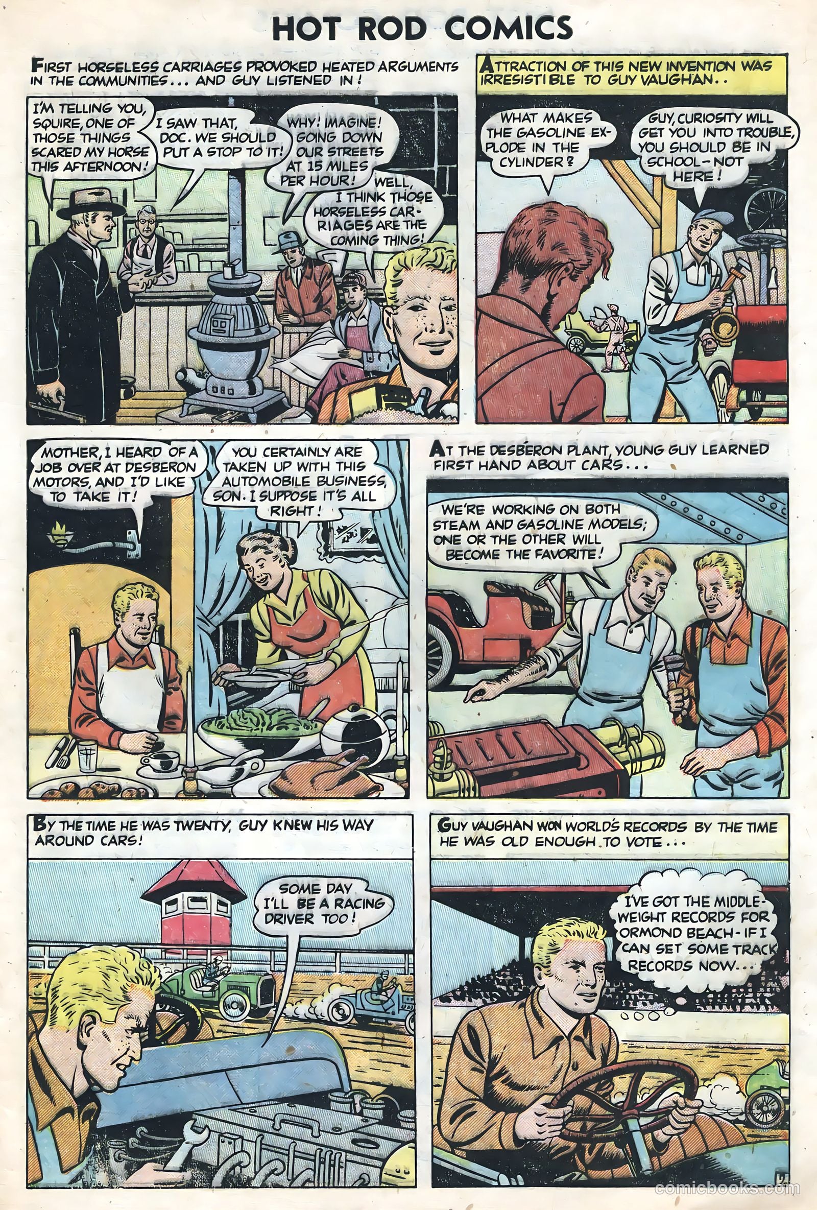 Hot Rods and Racing Cars #1 (1951) — page 29 of 36
