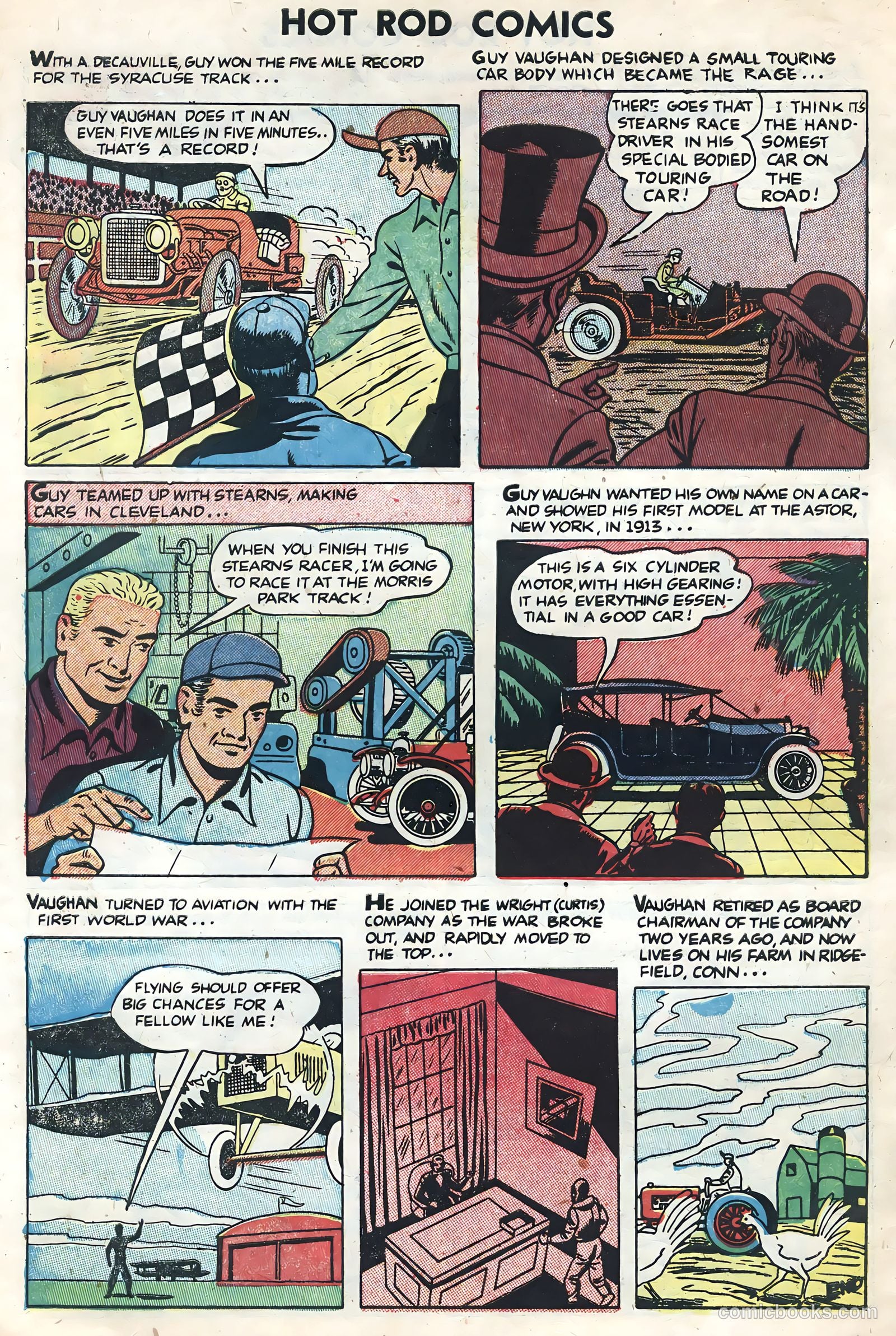 Hot Rods and Racing Cars #1 (1951) — page 30 of 36