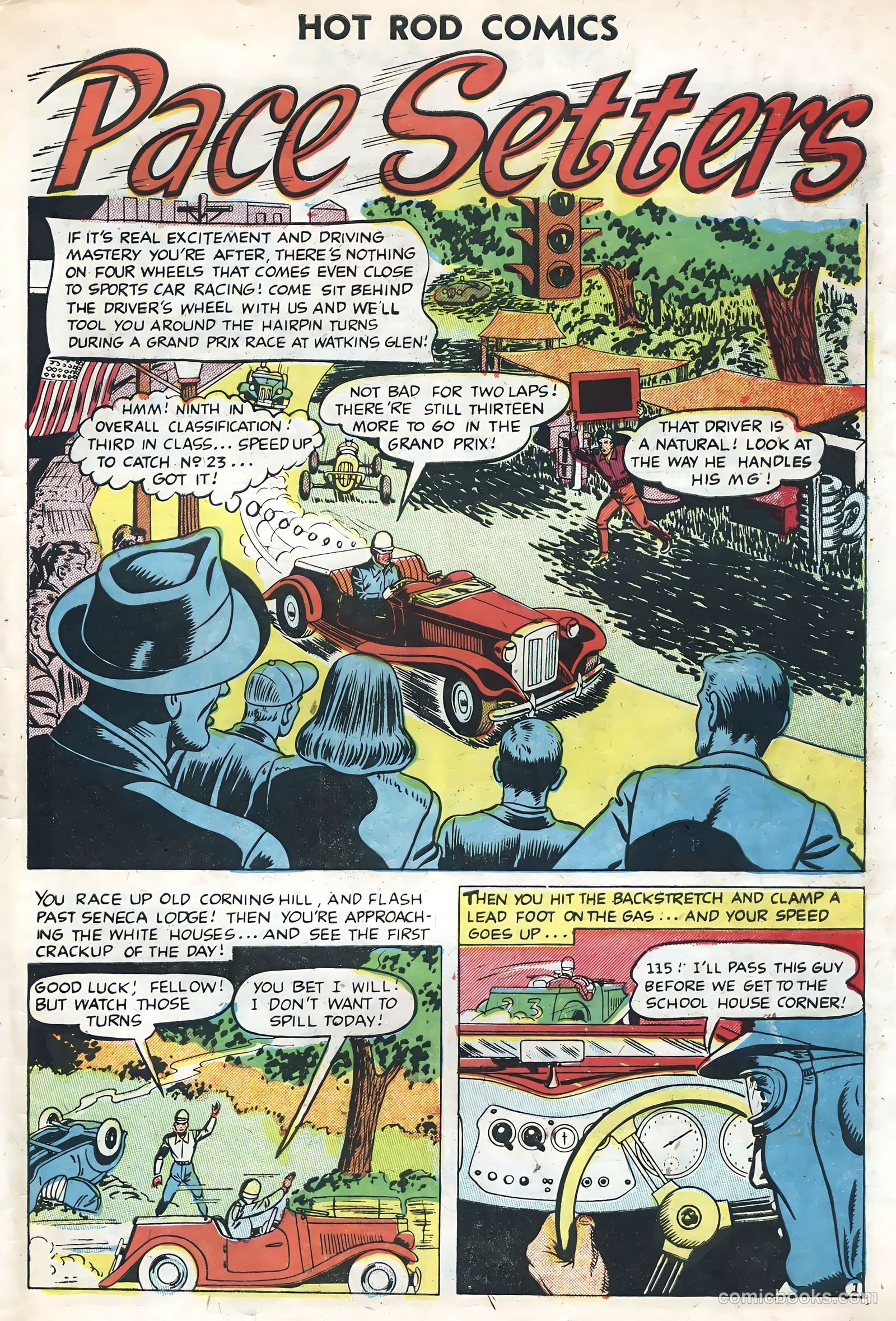 Hot Rods and Racing Cars #1 (1951) — page 31 of 36