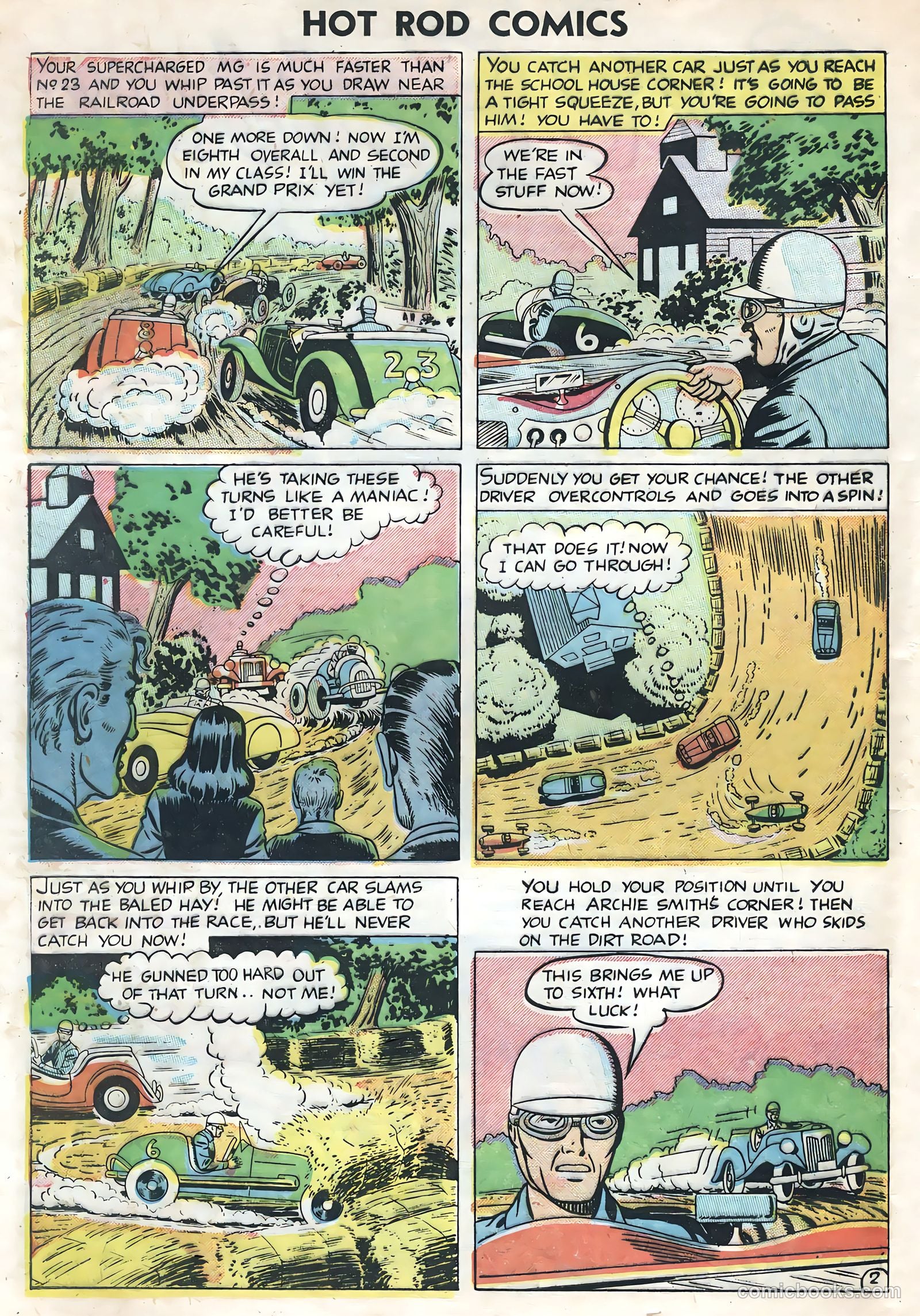 Hot Rods and Racing Cars #1 (1951) — page 32 of 36