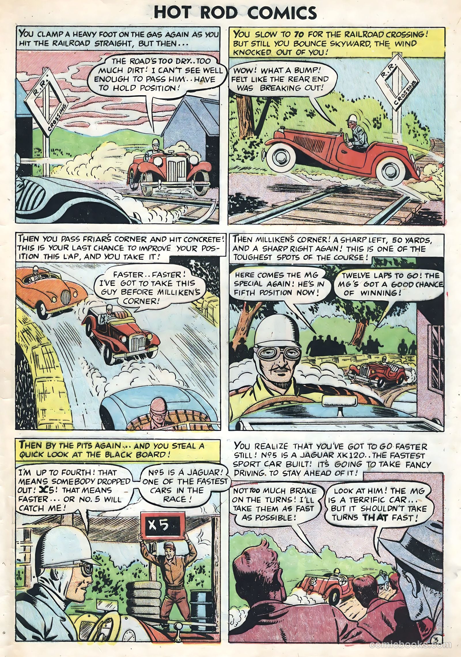 Hot Rods and Racing Cars #1 (1951) — page 33 of 36