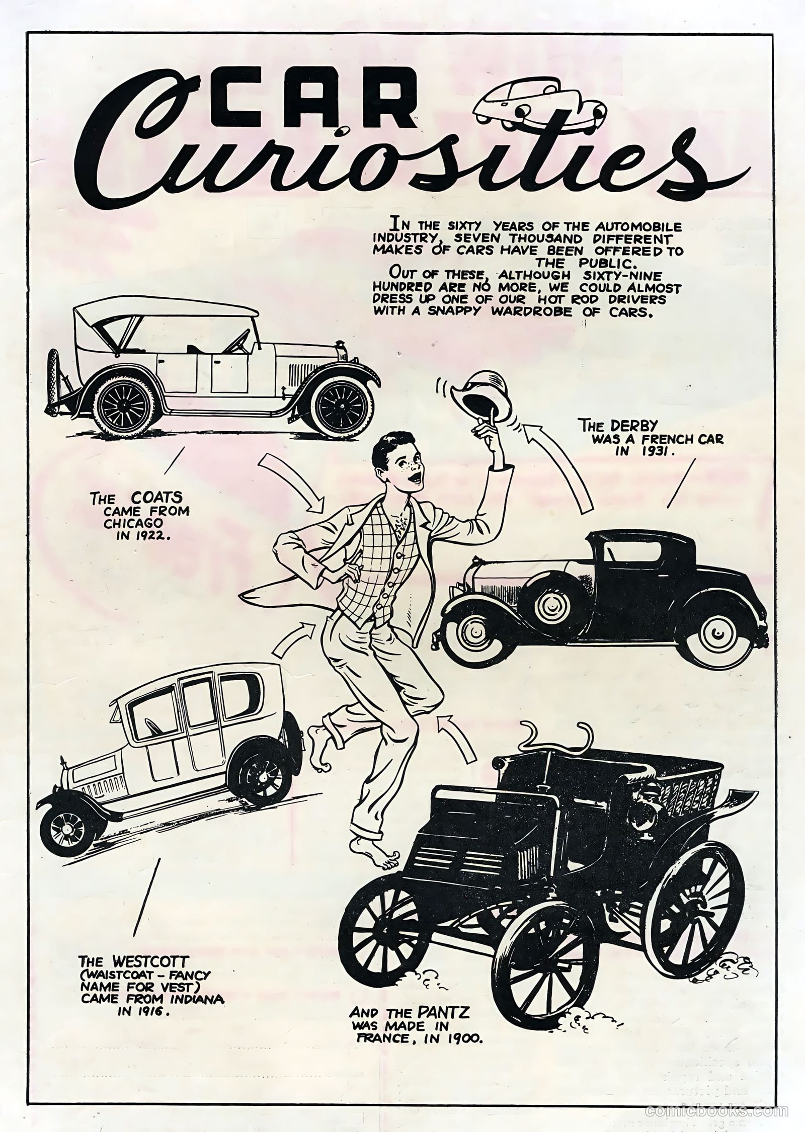Hot Rods and Racing Cars #1 (1951) — page 35 of 36