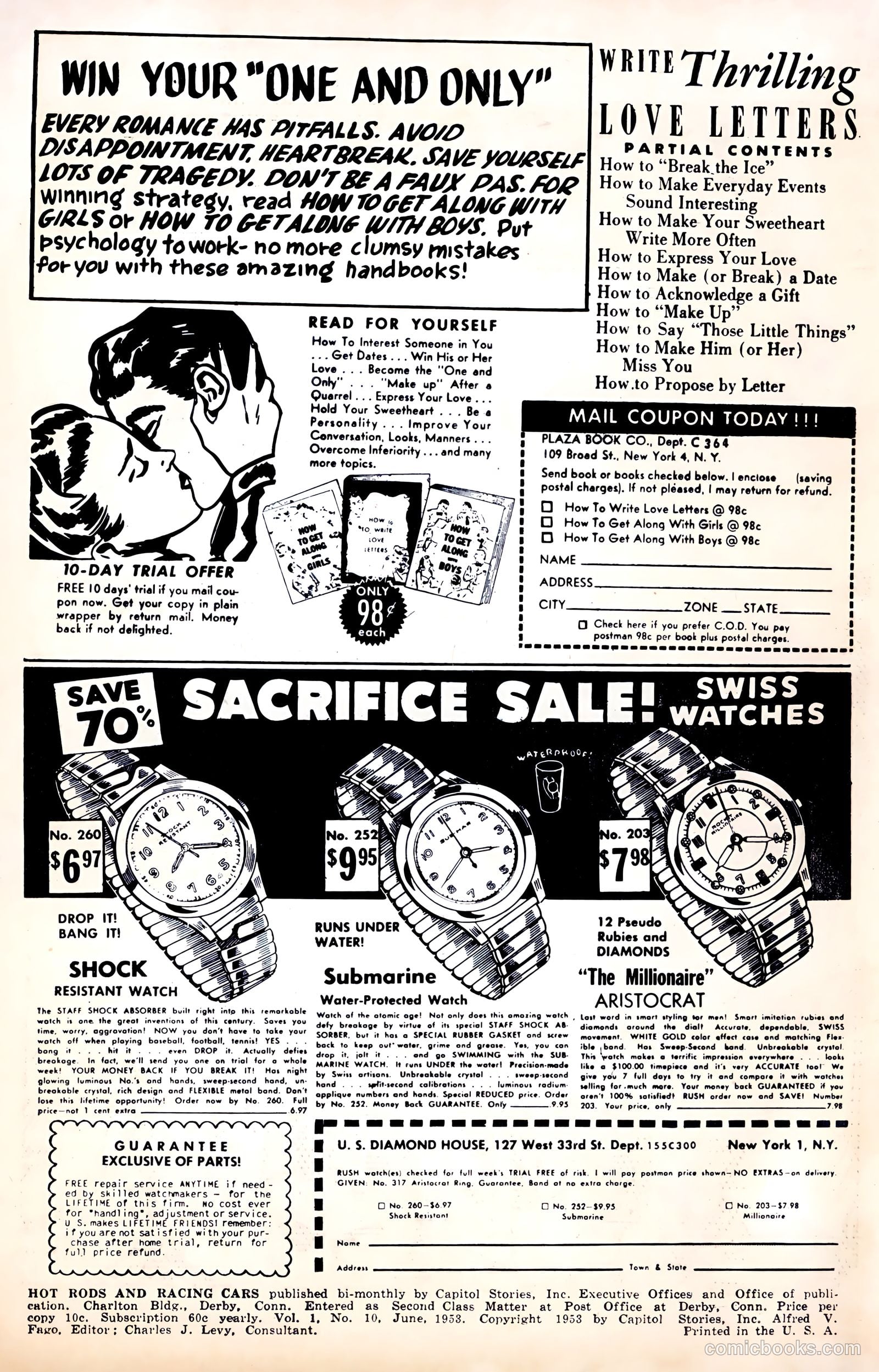 Hot Rods and Racing Cars #10 (1953) — page 2 of 35