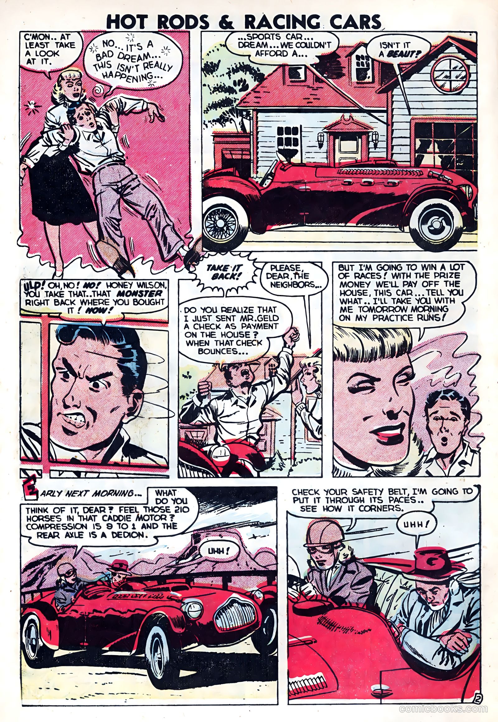 Hot Rods and Racing Cars #10 (1953) — page 4 of 35