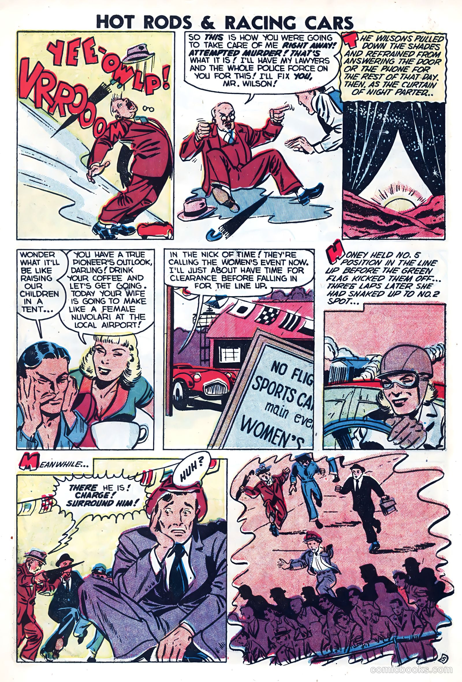 Hot Rods and Racing Cars #10 (1953) — page 7 of 35
