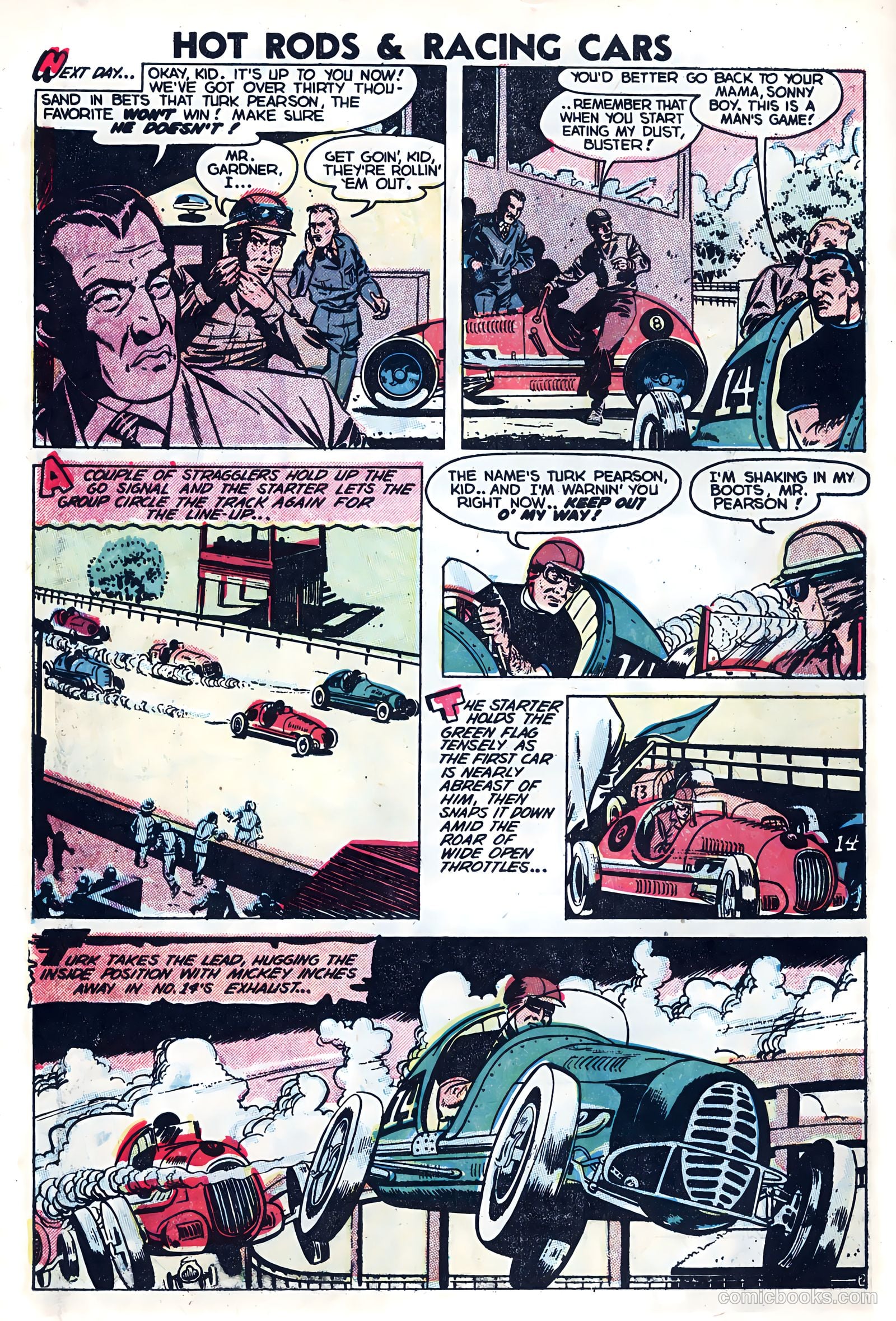 Hot Rods and Racing Cars #10 (1953) — page 10 of 35