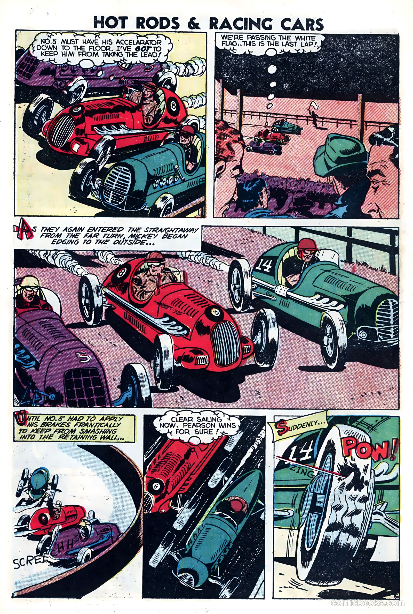 Hot Rods and Racing Cars #10 (1953) — page 14 of 35