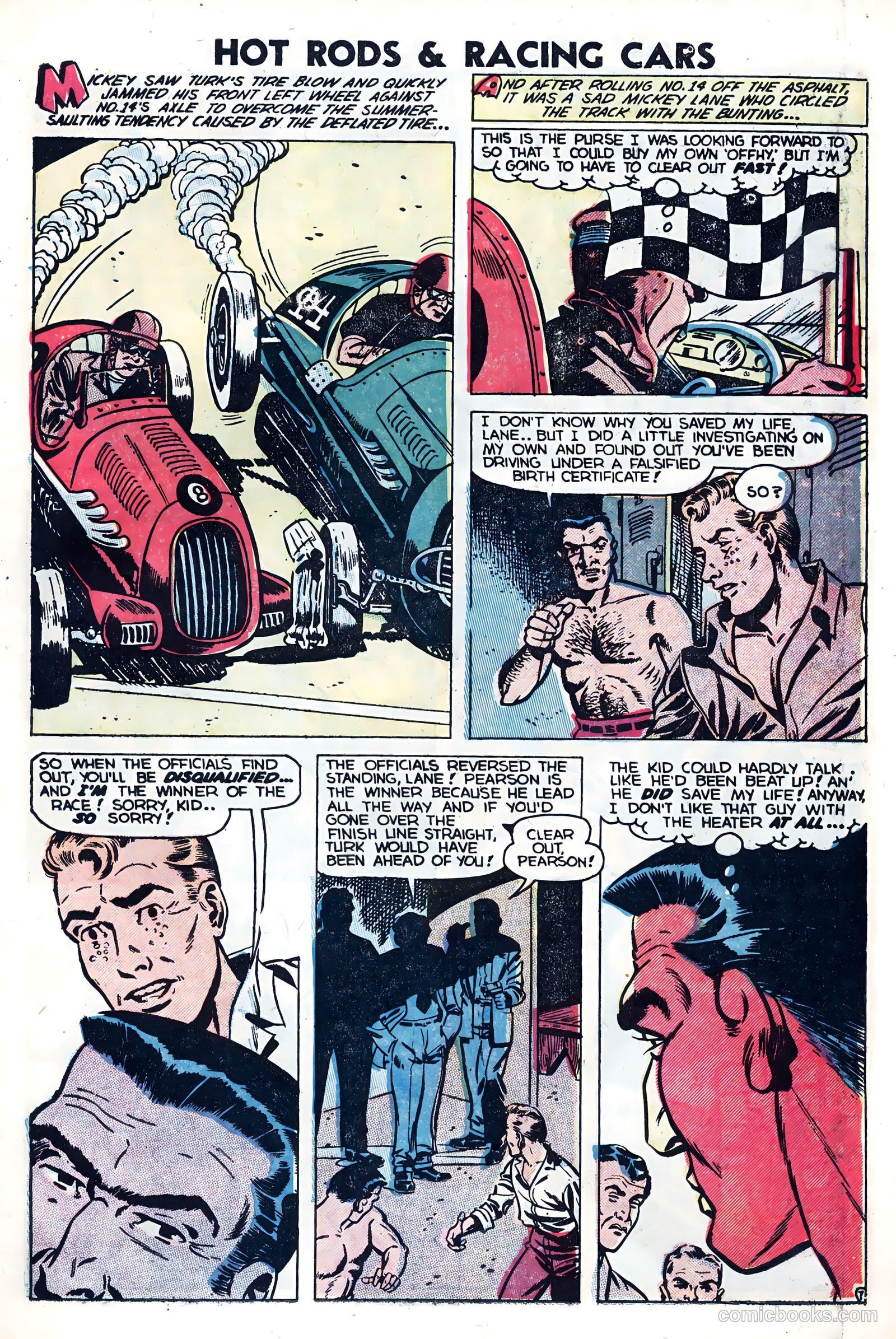 Hot Rods and Racing Cars #10 (1953) — page 15 of 35