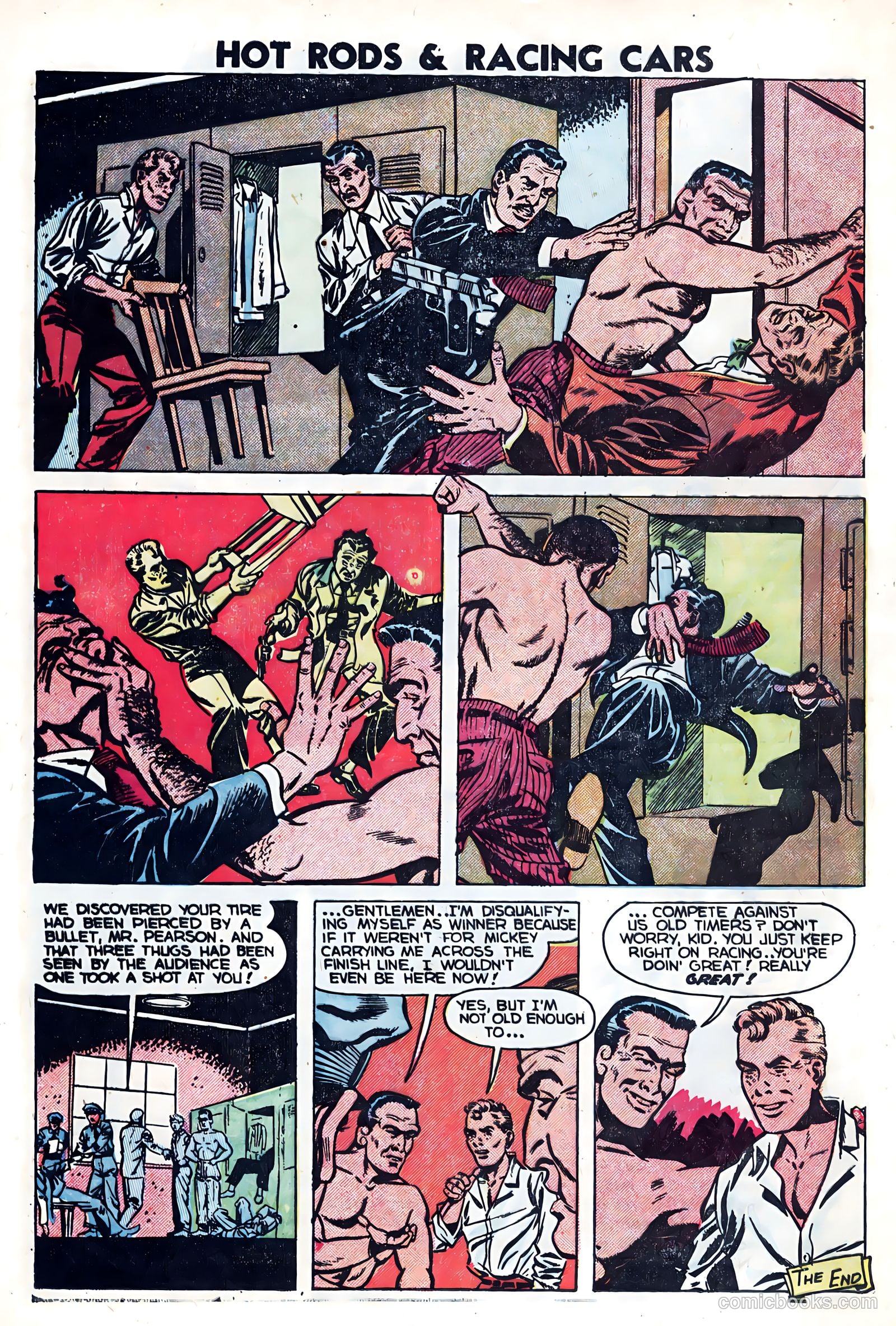 Hot Rods and Racing Cars #10 (1953) — page 16 of 35
