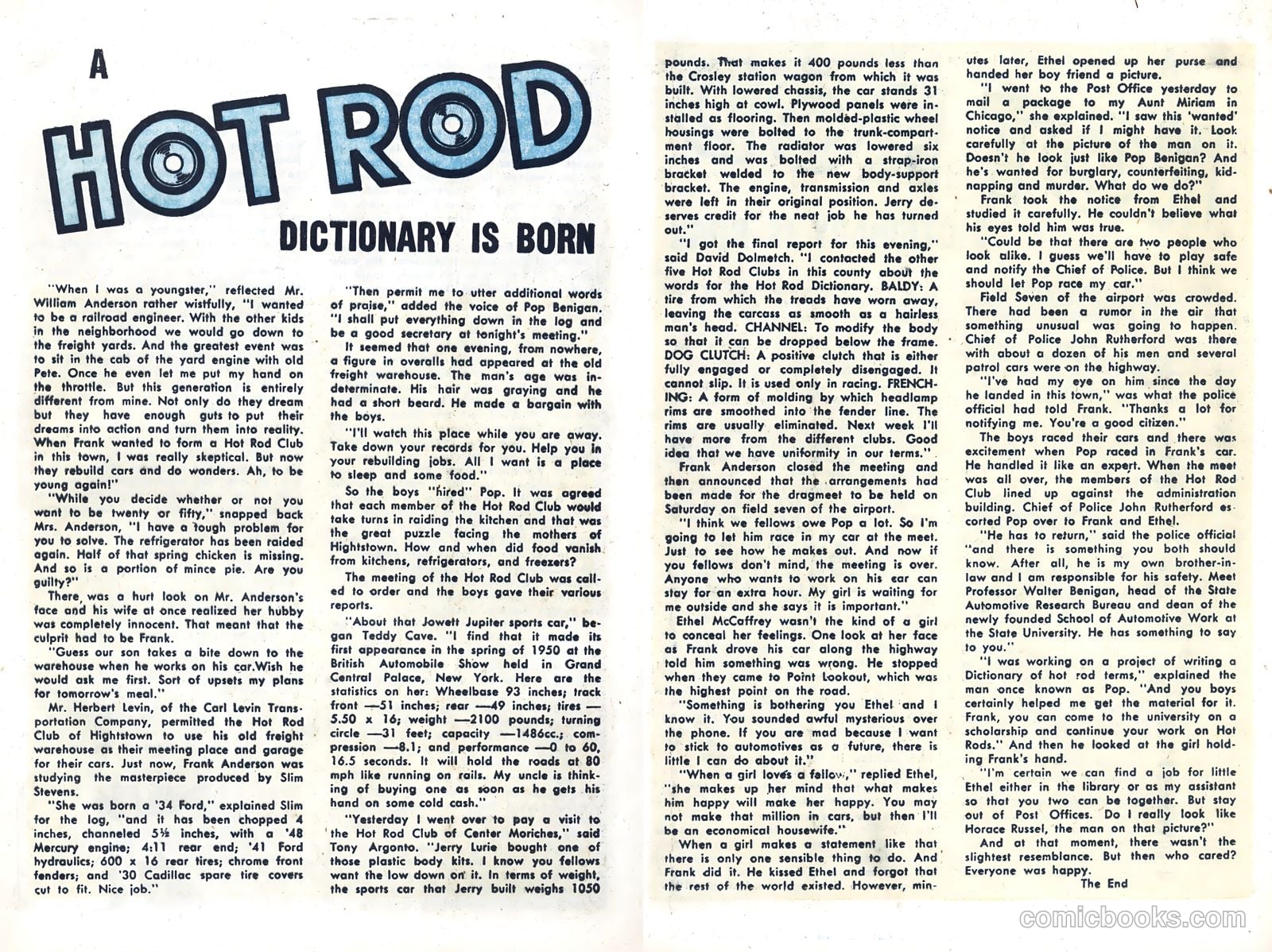Hot Rods and Racing Cars #10 (1953) — page 17 of 35
