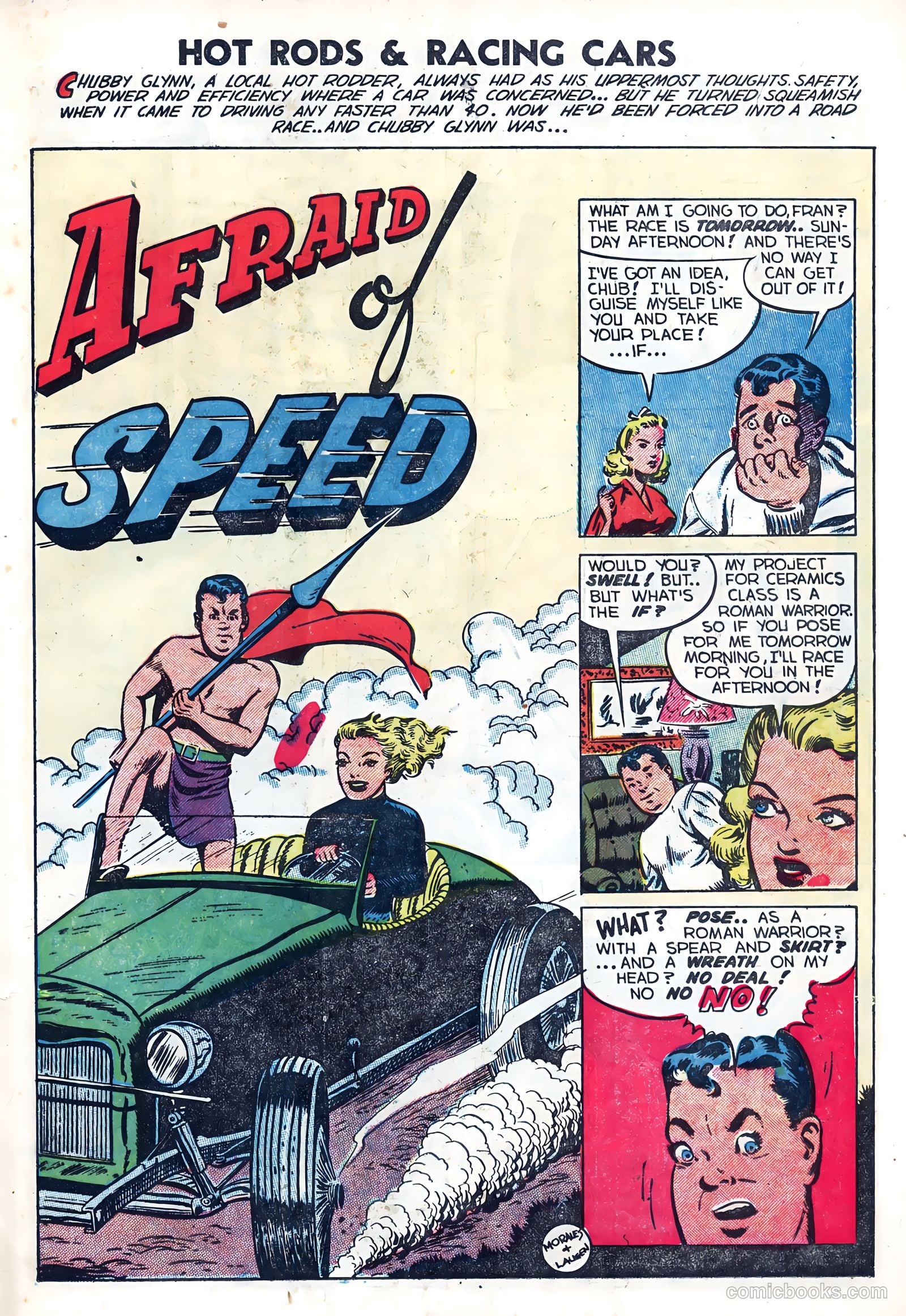 Hot Rods and Racing Cars #10 (1953) — page 18 of 35