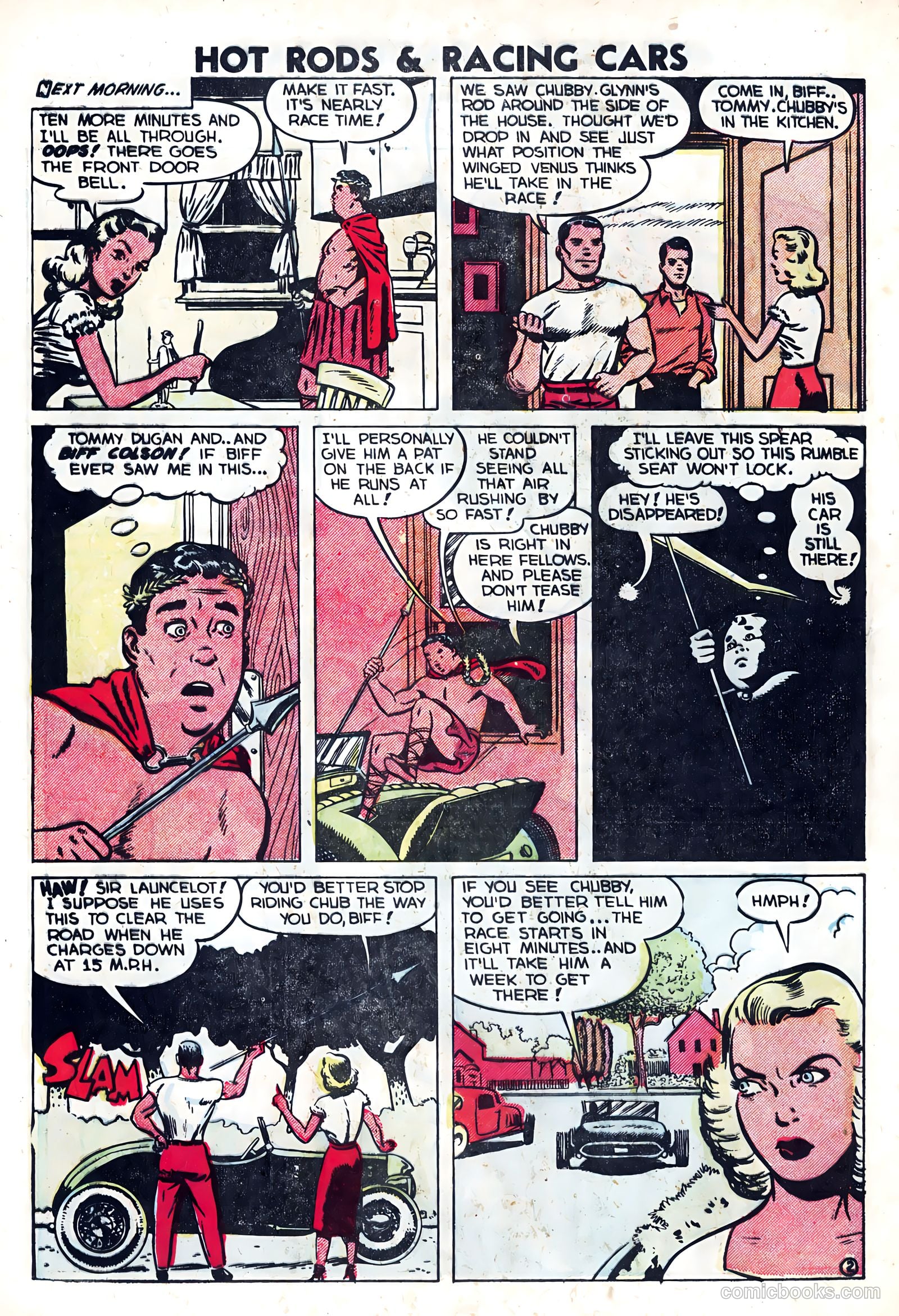 Hot Rods and Racing Cars #10 (1953) — page 19 of 35