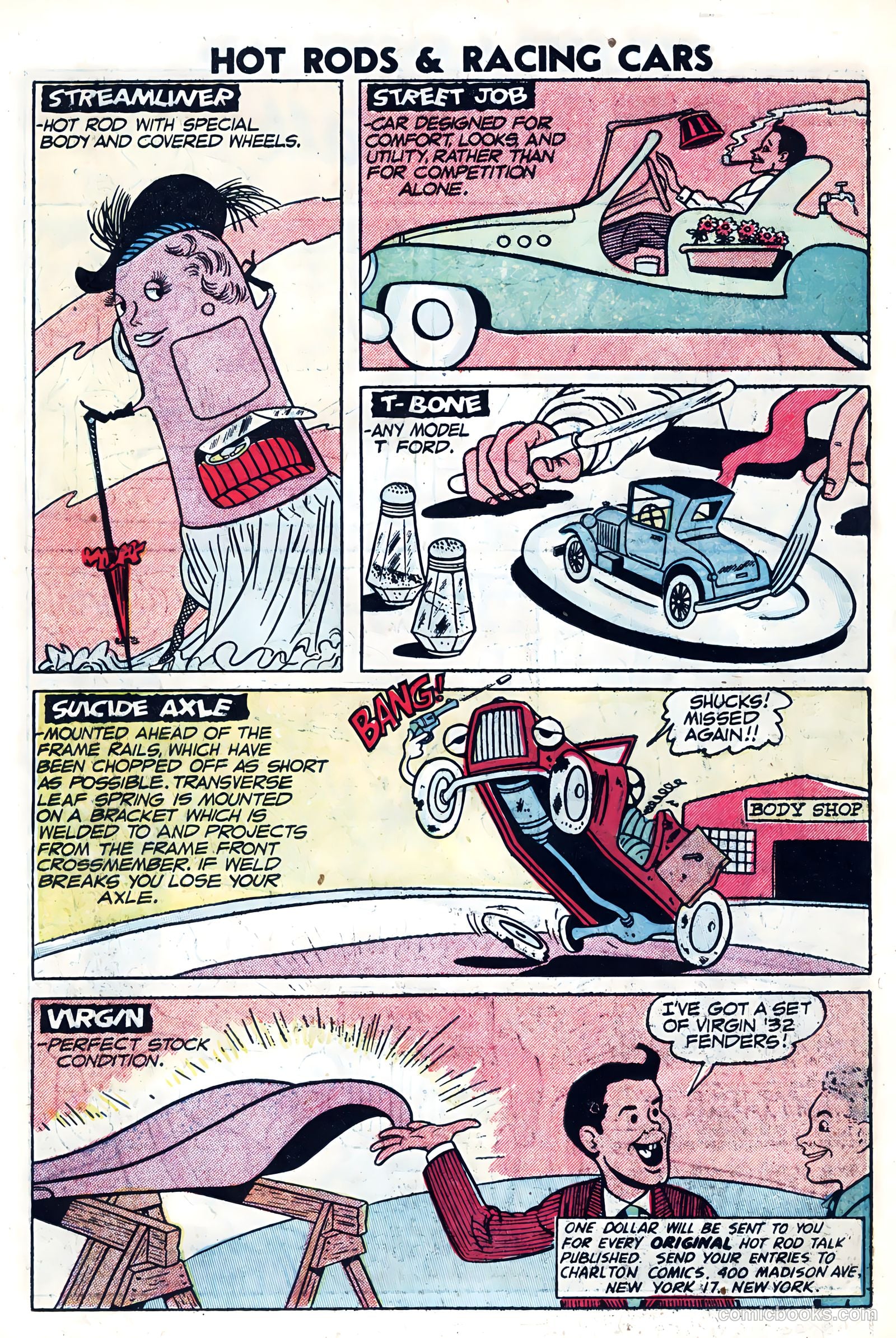 Hot Rods and Racing Cars #10 (1953) — page 25 of 35