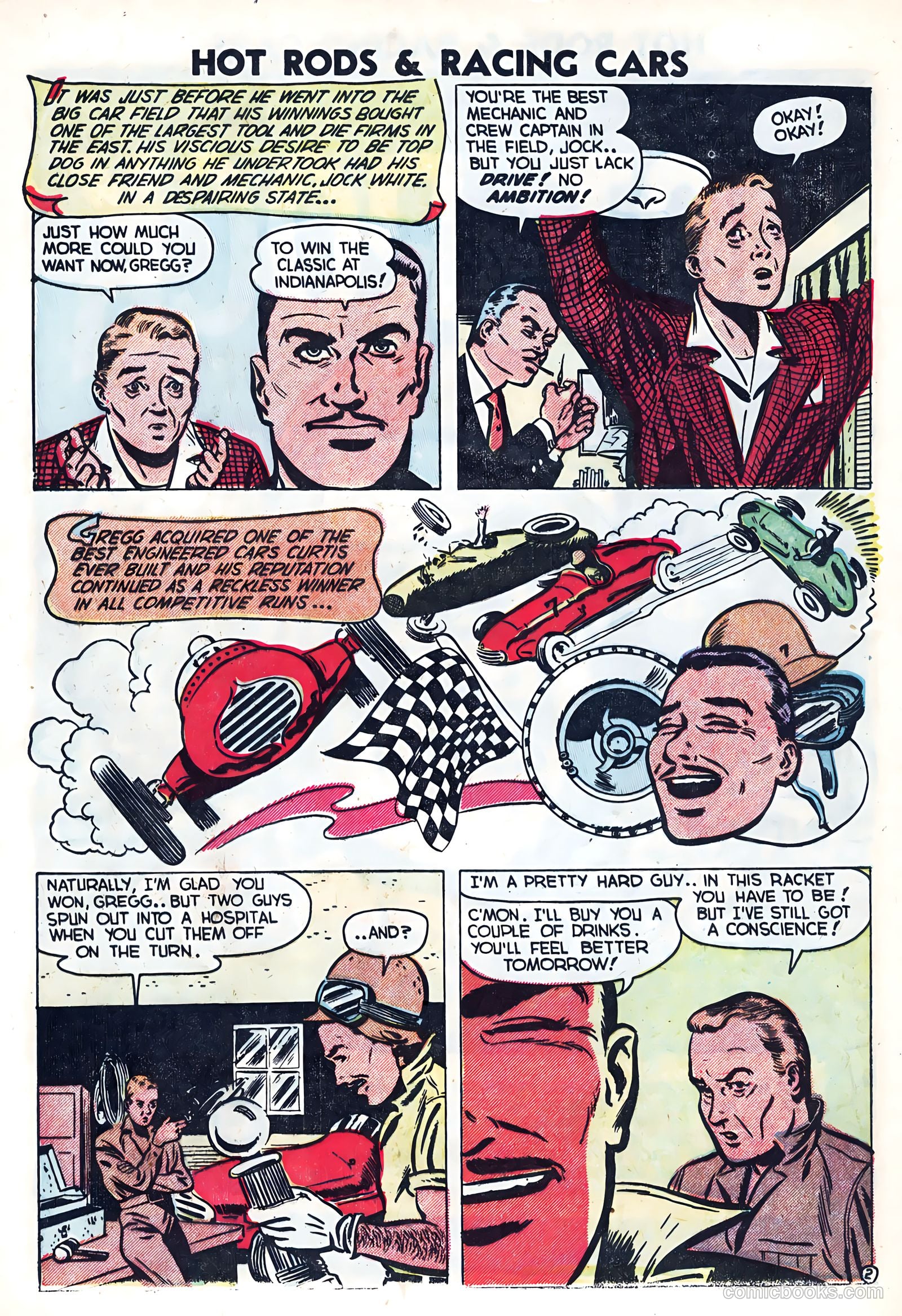 Hot Rods and Racing Cars #10 (1953) — page 27 of 35