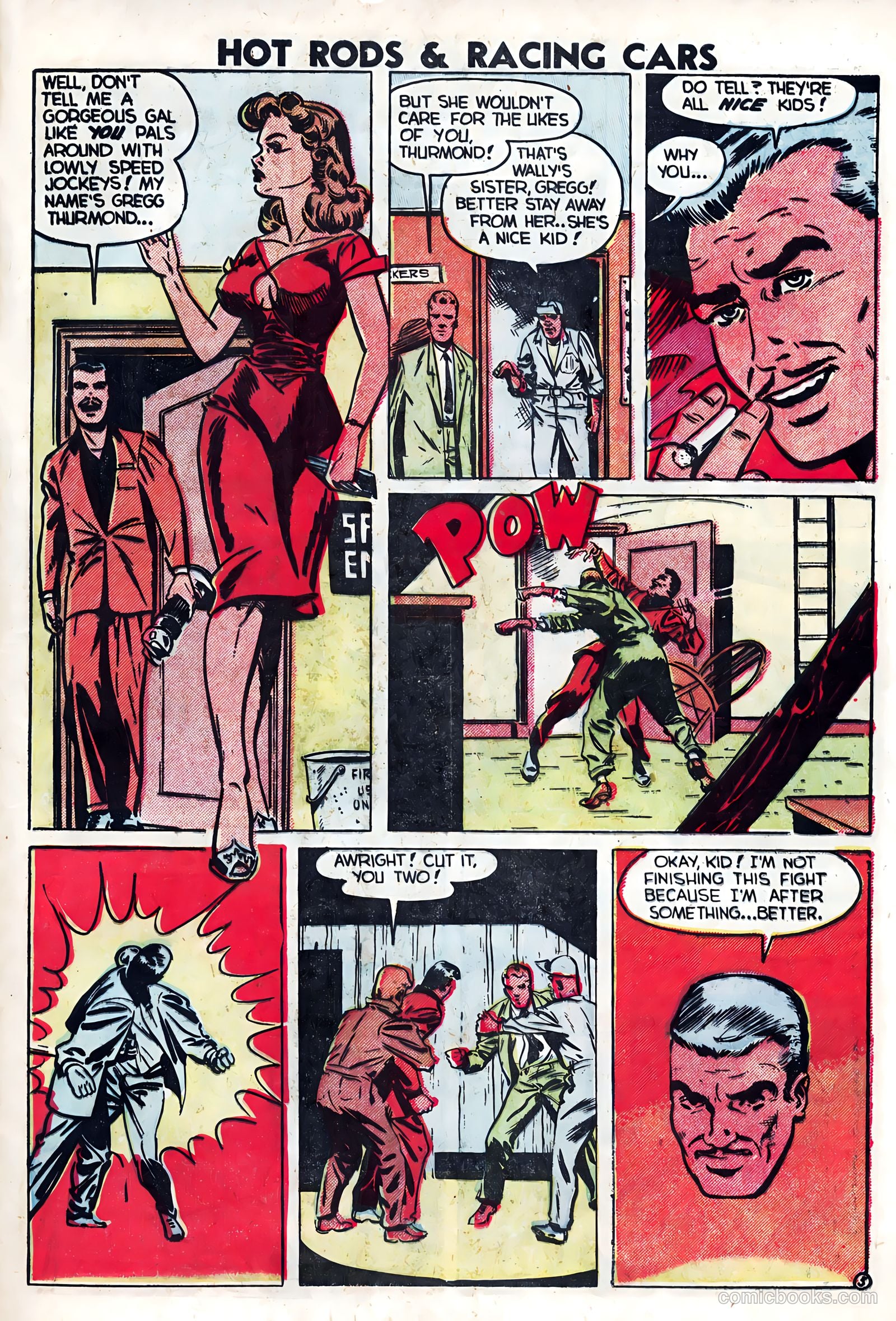 Hot Rods and Racing Cars #10 (1953) — page 28 of 35