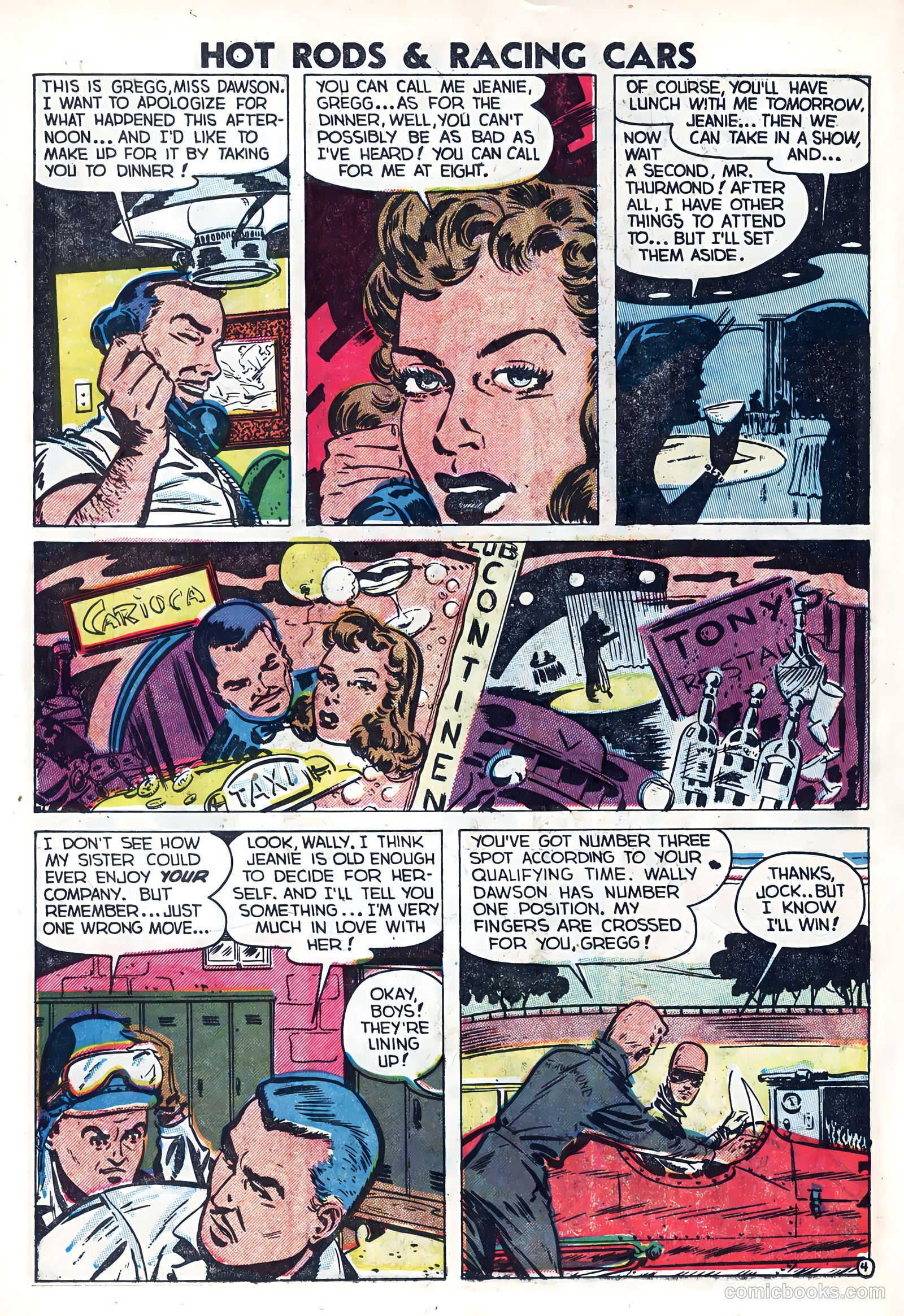 Hot Rods and Racing Cars #10 (1953) — page 29 of 35