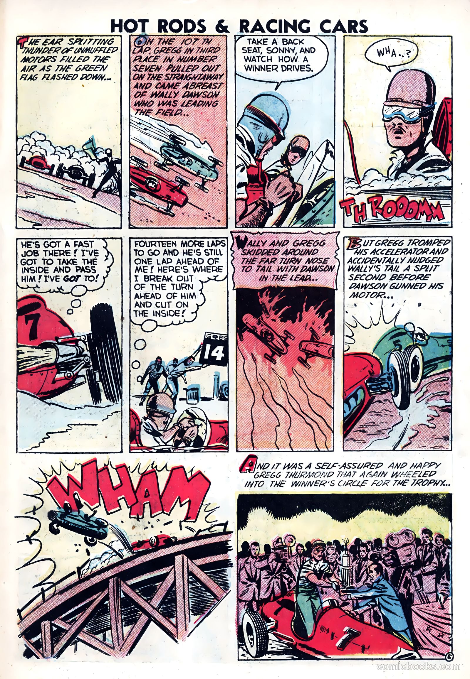 Hot Rods and Racing Cars #10 (1953) — page 30 of 35