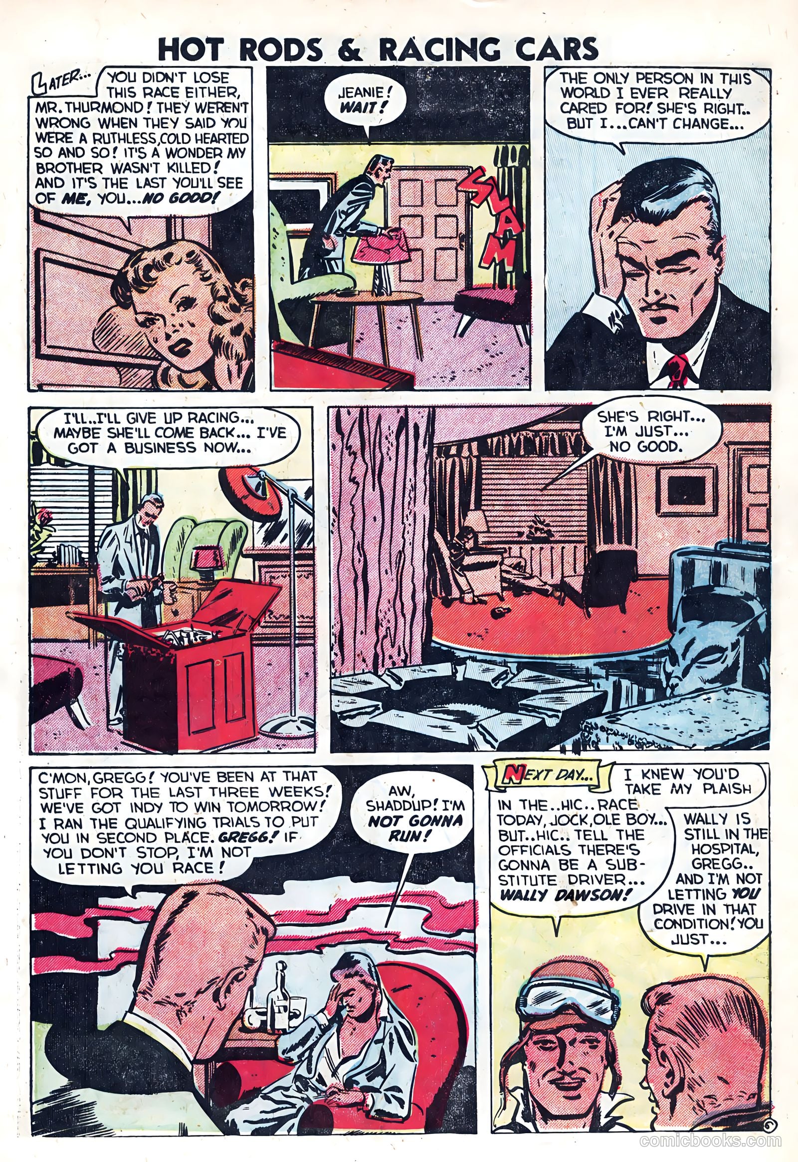 Hot Rods and Racing Cars #10 (1953) — page 31 of 35