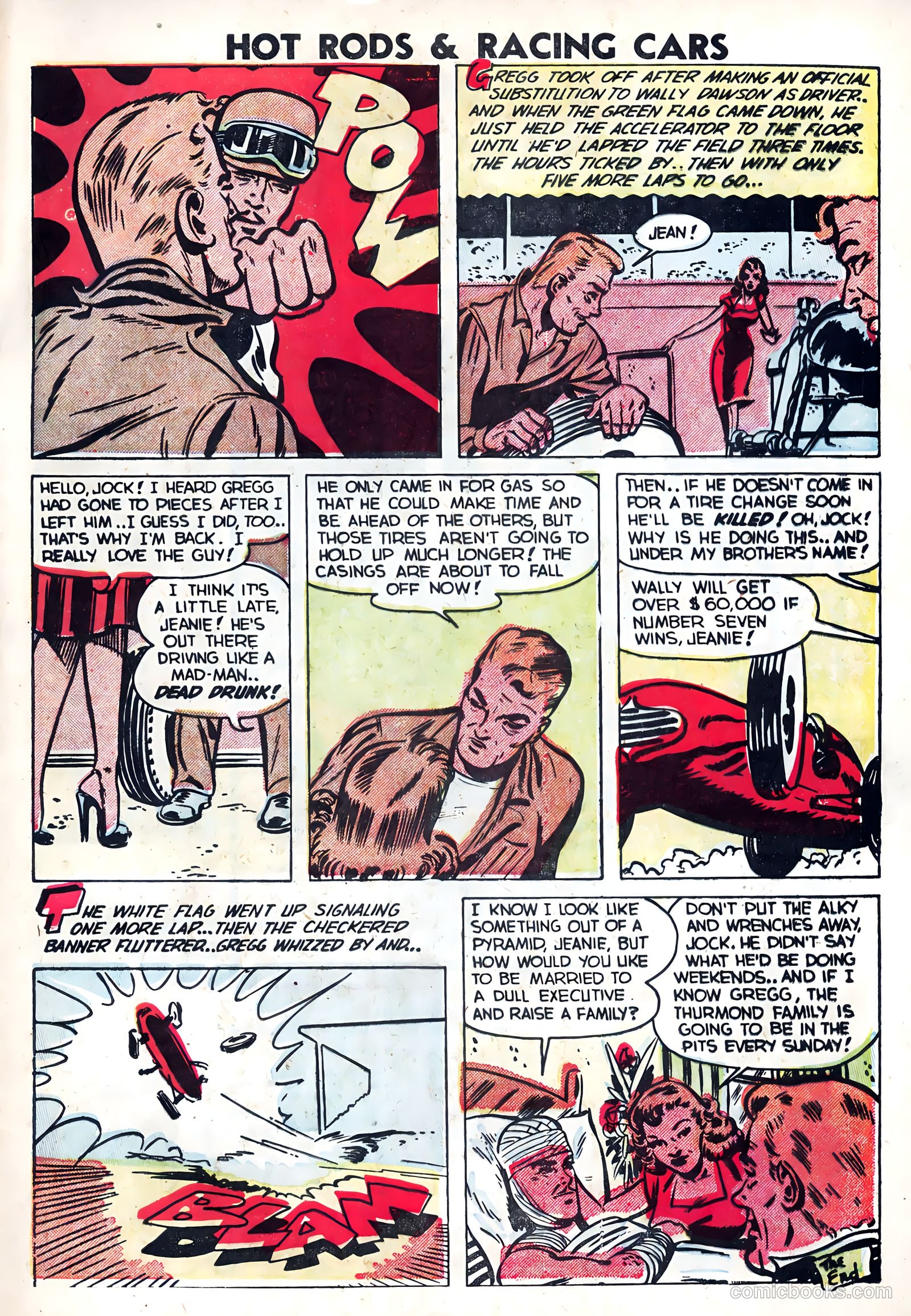 Hot Rods and Racing Cars #10 (1953) — page 32 of 35