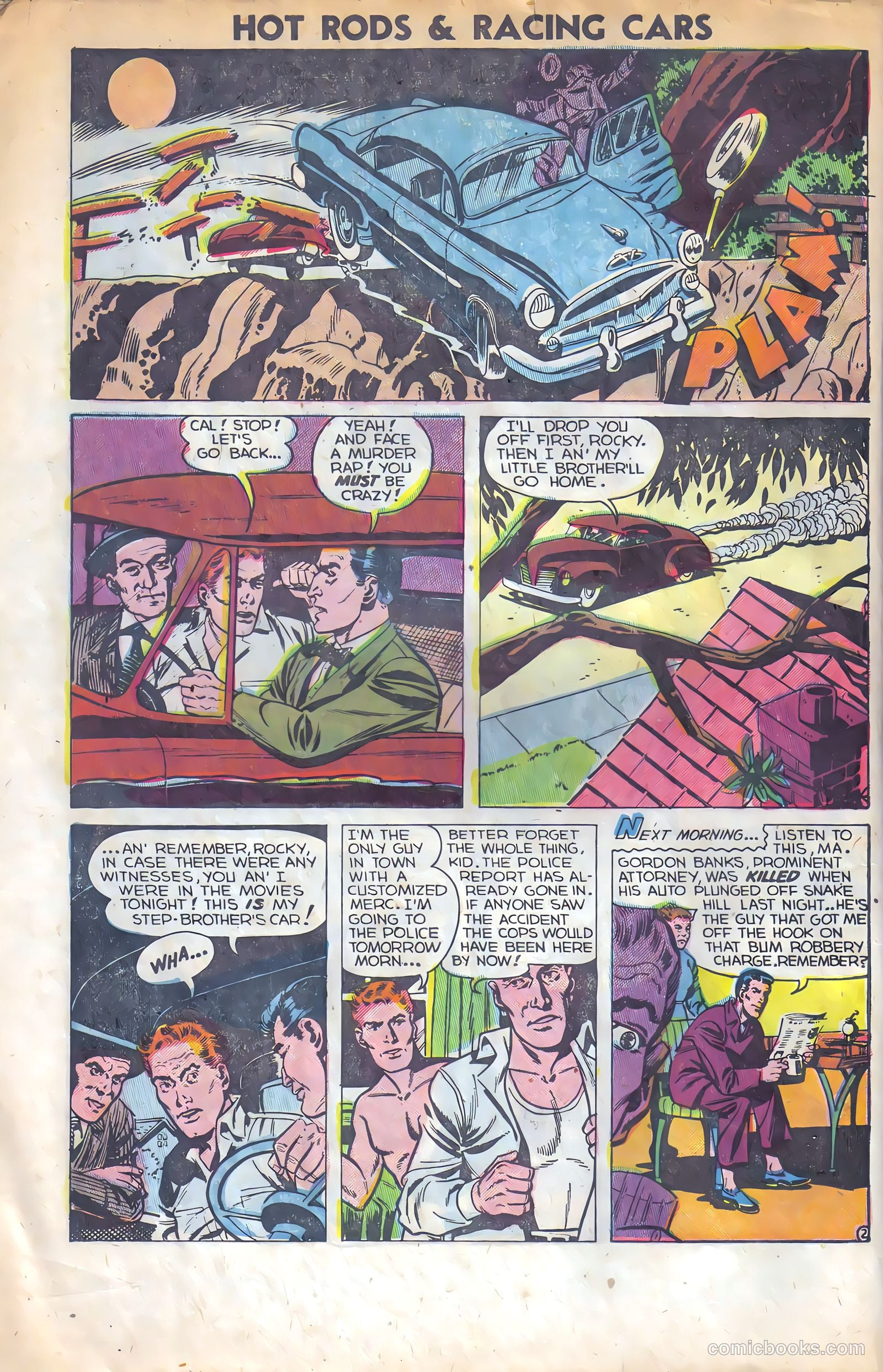Hot Rods and Racing Cars #11 (1953) — page 4 of 36