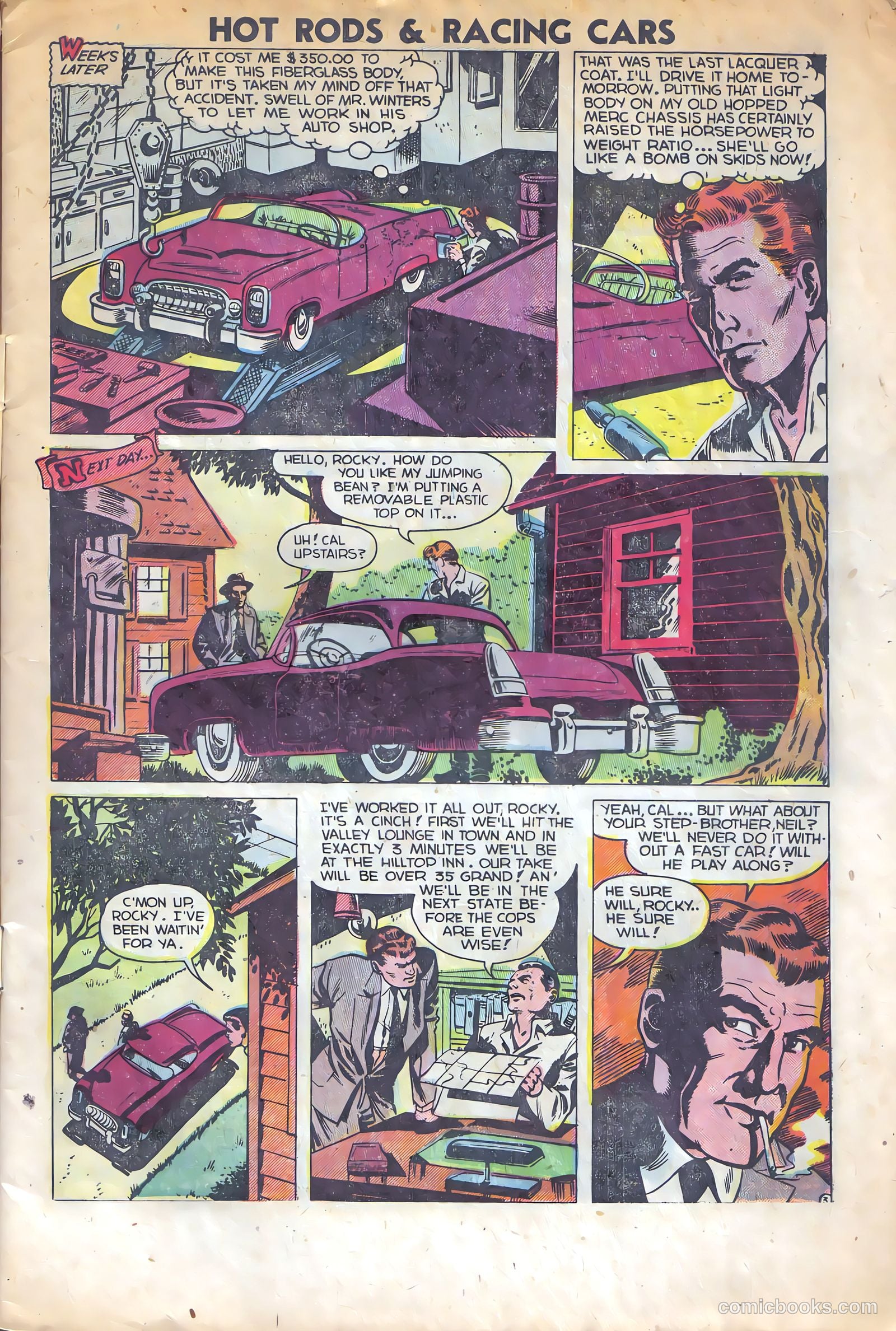 Hot Rods and Racing Cars #11 (1953) — page 5 of 36