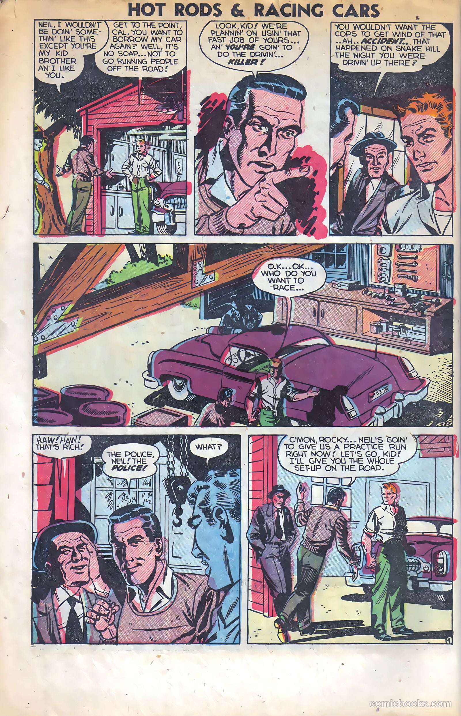 Hot Rods and Racing Cars #11 (1953) — page 6 of 36