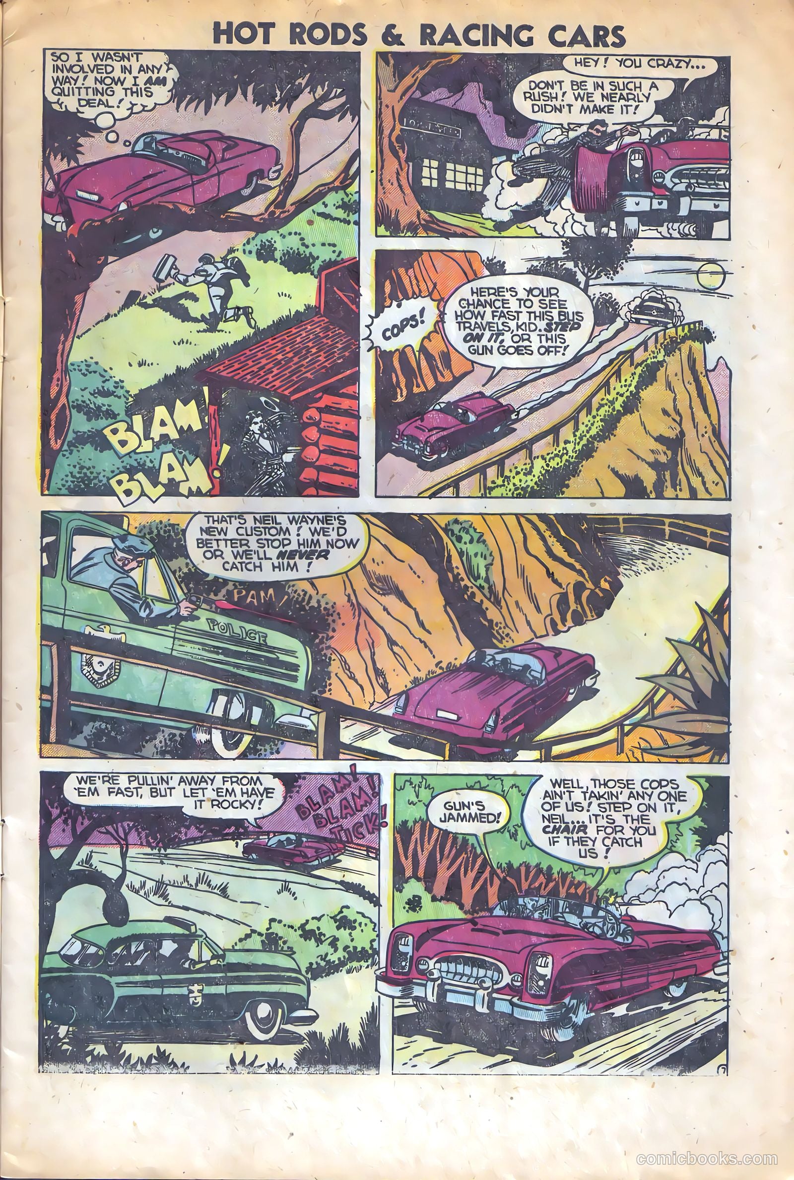 Hot Rods and Racing Cars #11 (1953) — page 9 of 36