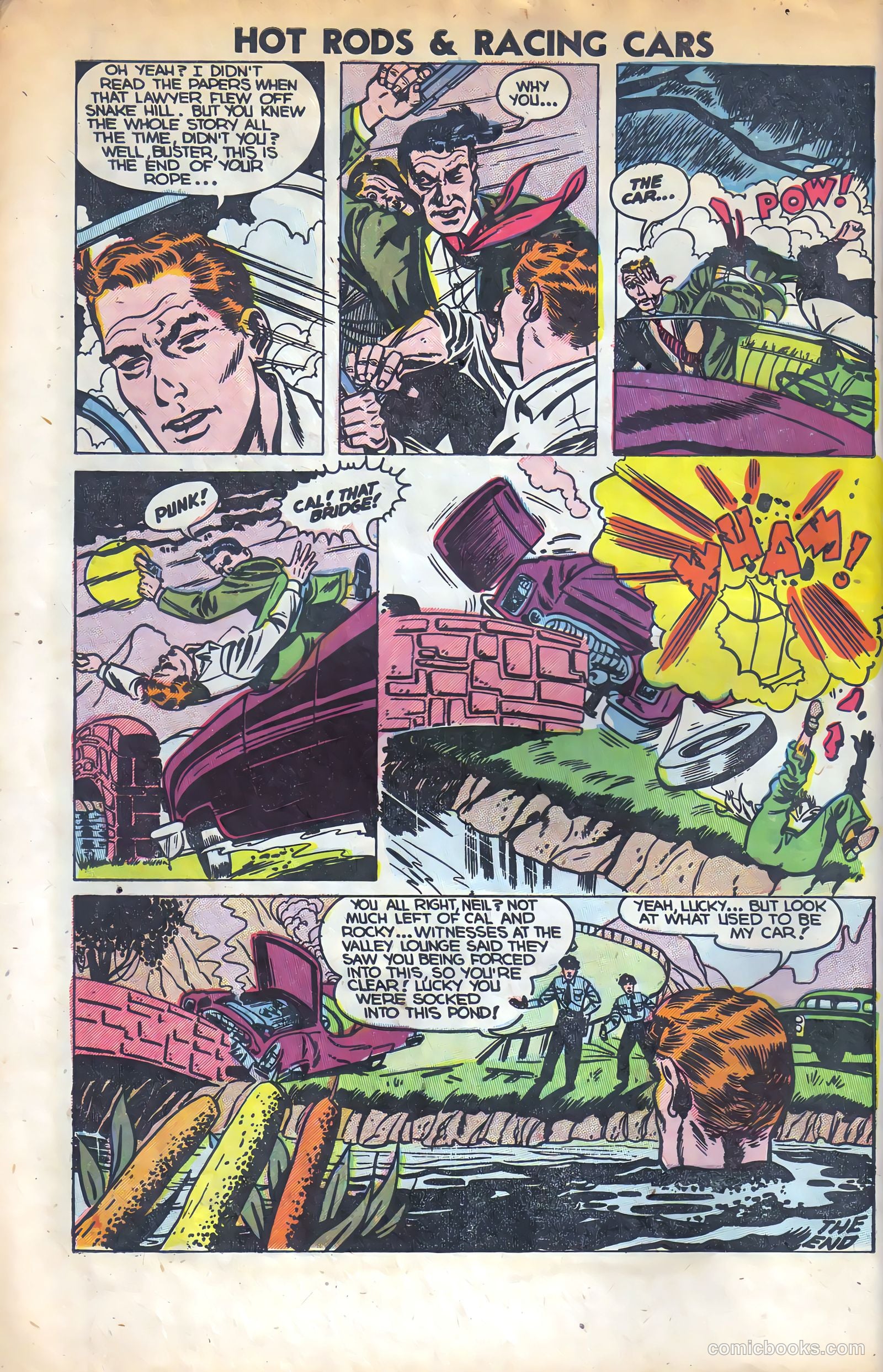Hot Rods and Racing Cars #11 (1953) — page 10 of 36
