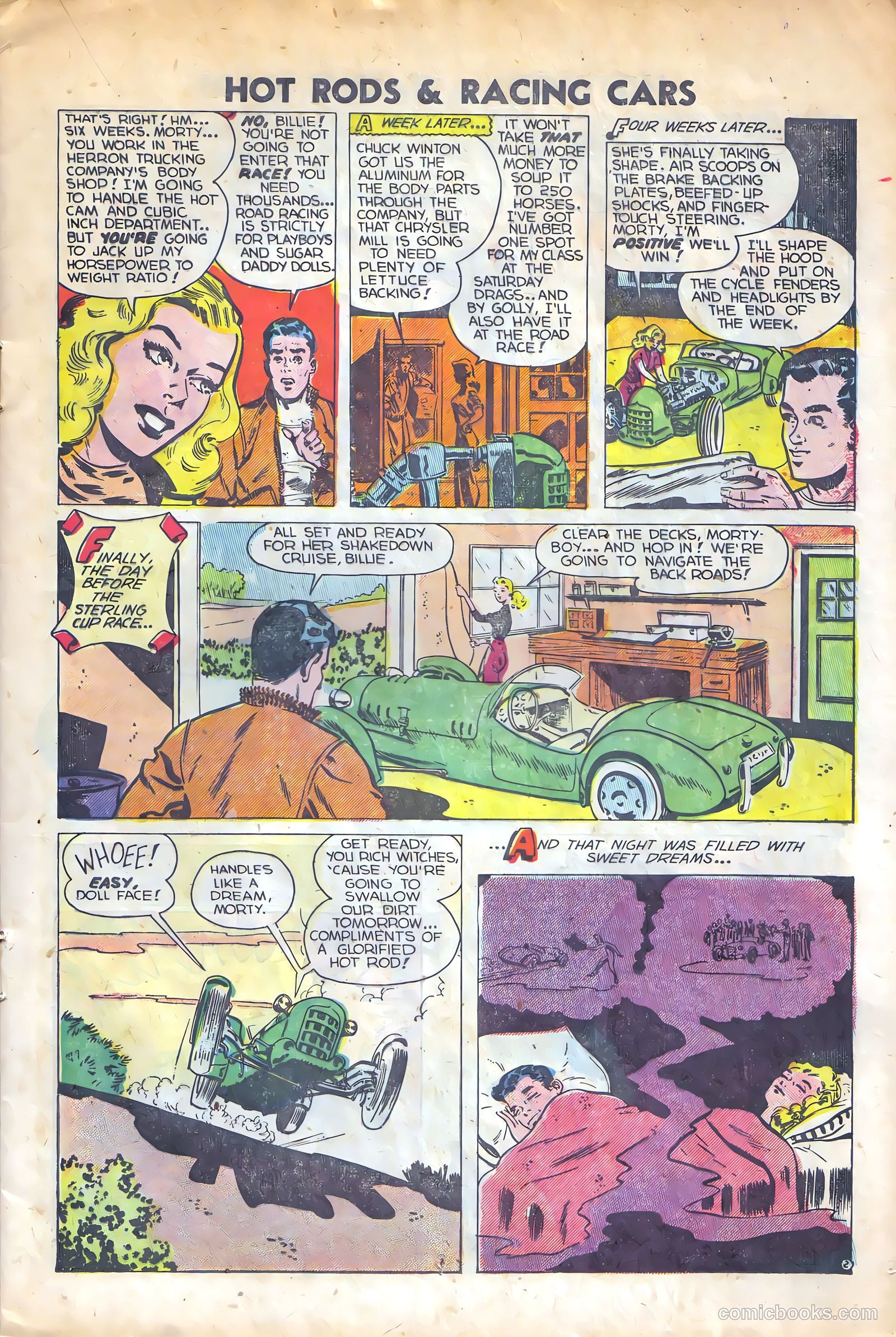 Hot Rods and Racing Cars #11 (1953) — page 13 of 36