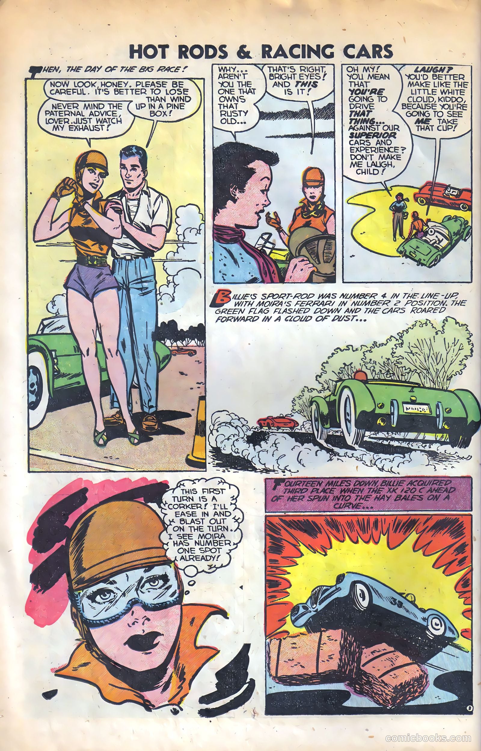 Hot Rods and Racing Cars #11 (1953) — page 14 of 36